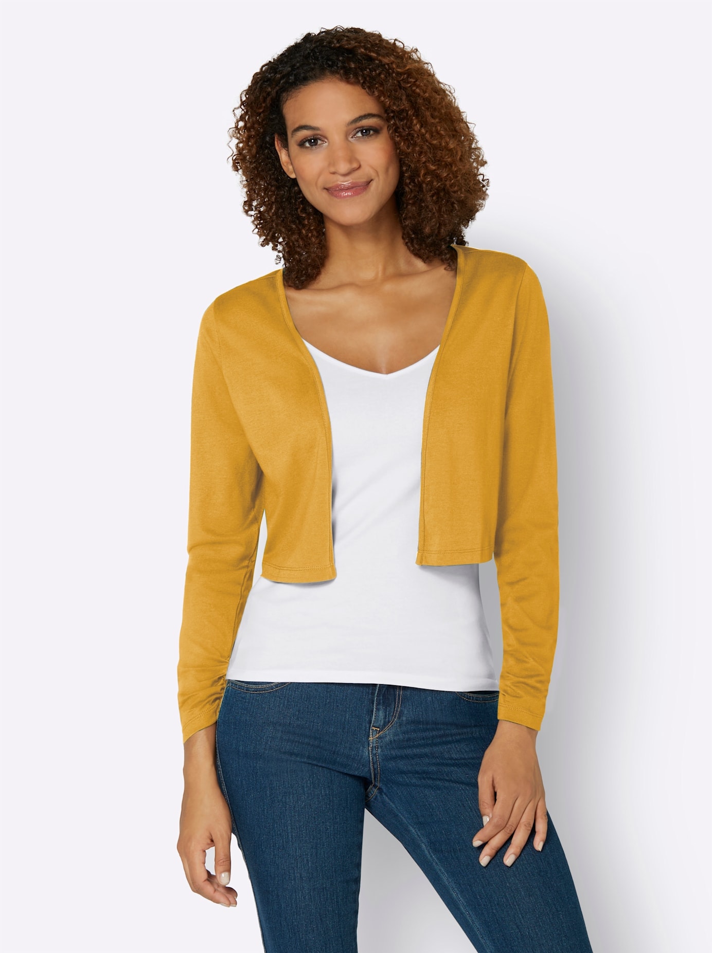 Casual Looks Shirtjacke »Shirtbolero«, (1 tlg.)