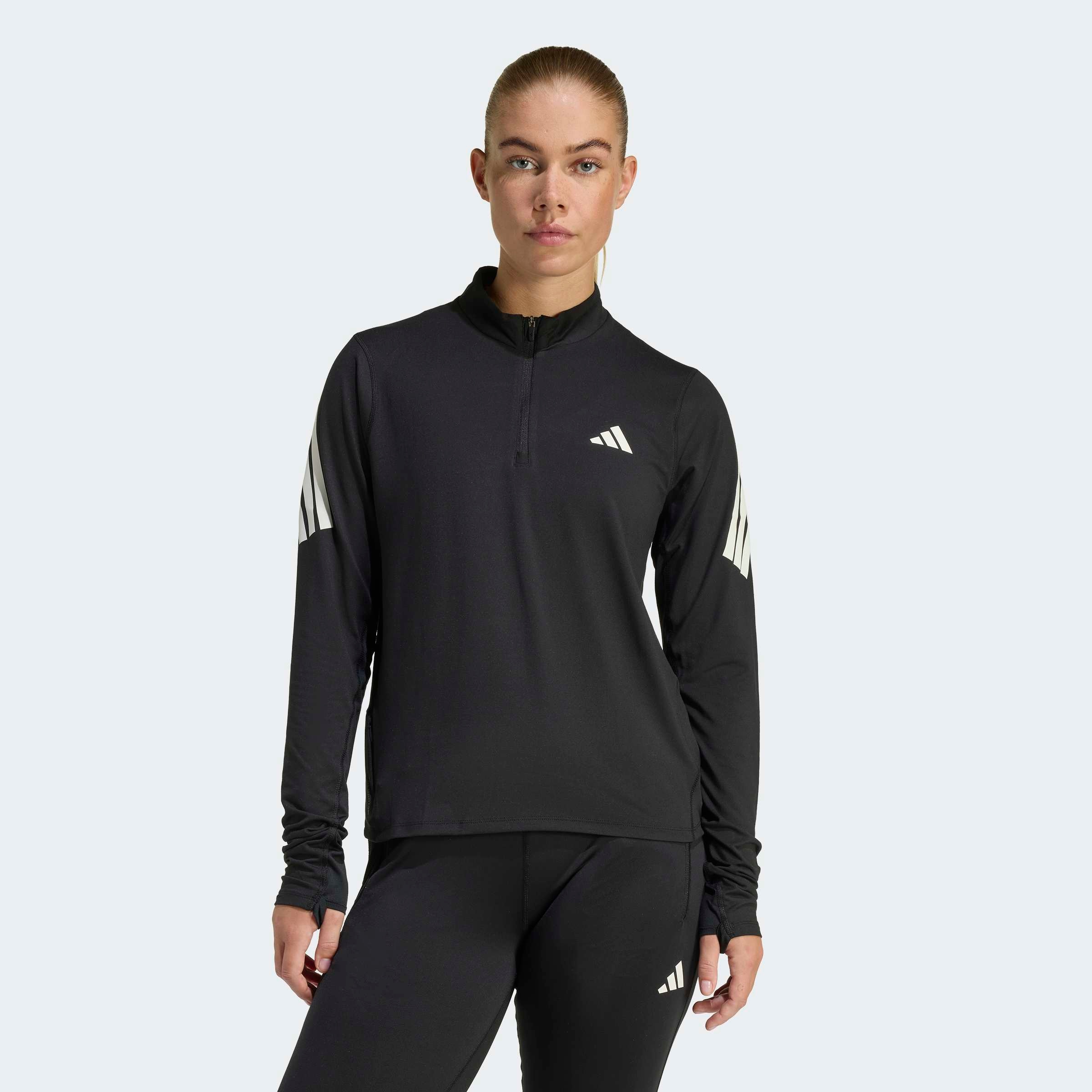 adidas Performance Rollkragenshirt »ADI365 ICONIC RUNNING MIT REISSVERSCHLUSS BIS ZUR BRUST«