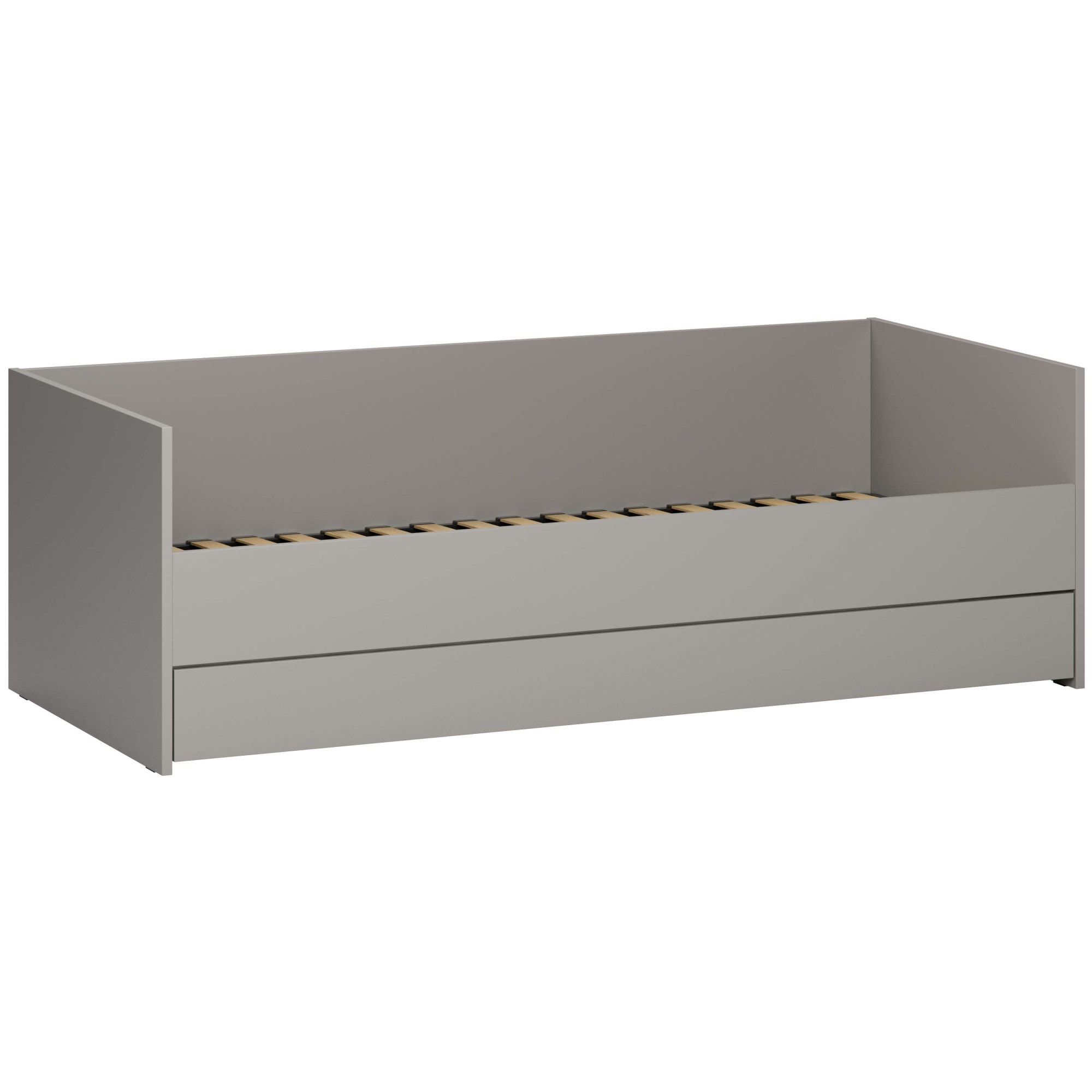 VOX Bett »SIMPLE Bettgestell mit Bettkasten und Zusatzbett, B/T/H: 95/205/68 cm«, ohne Matratze, in 3 Farben erhältlich