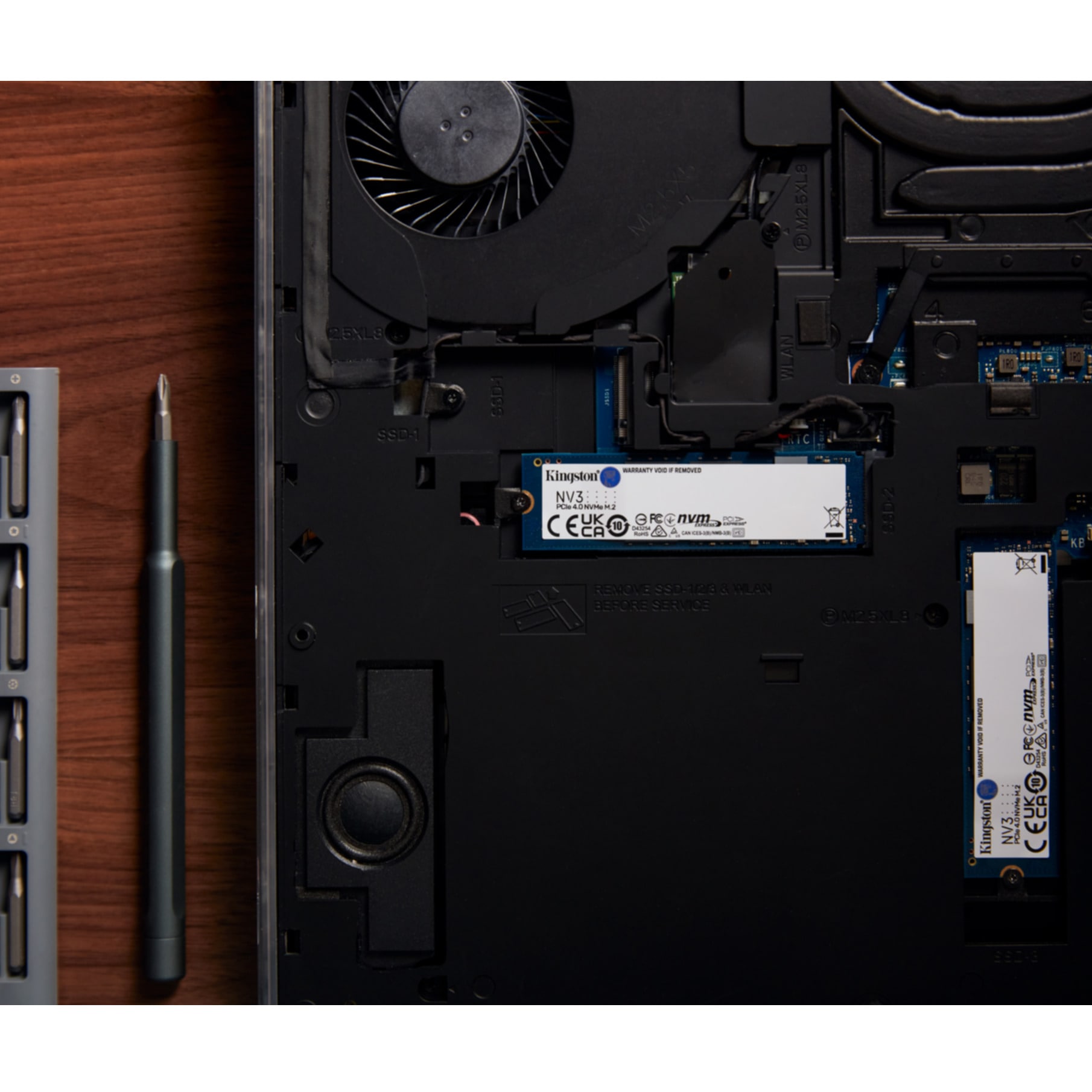 Kingston interne SSD »1000G NV3 M.2 2280 NVMe SSD« 1000 GB Anschluss M.2 (2880)