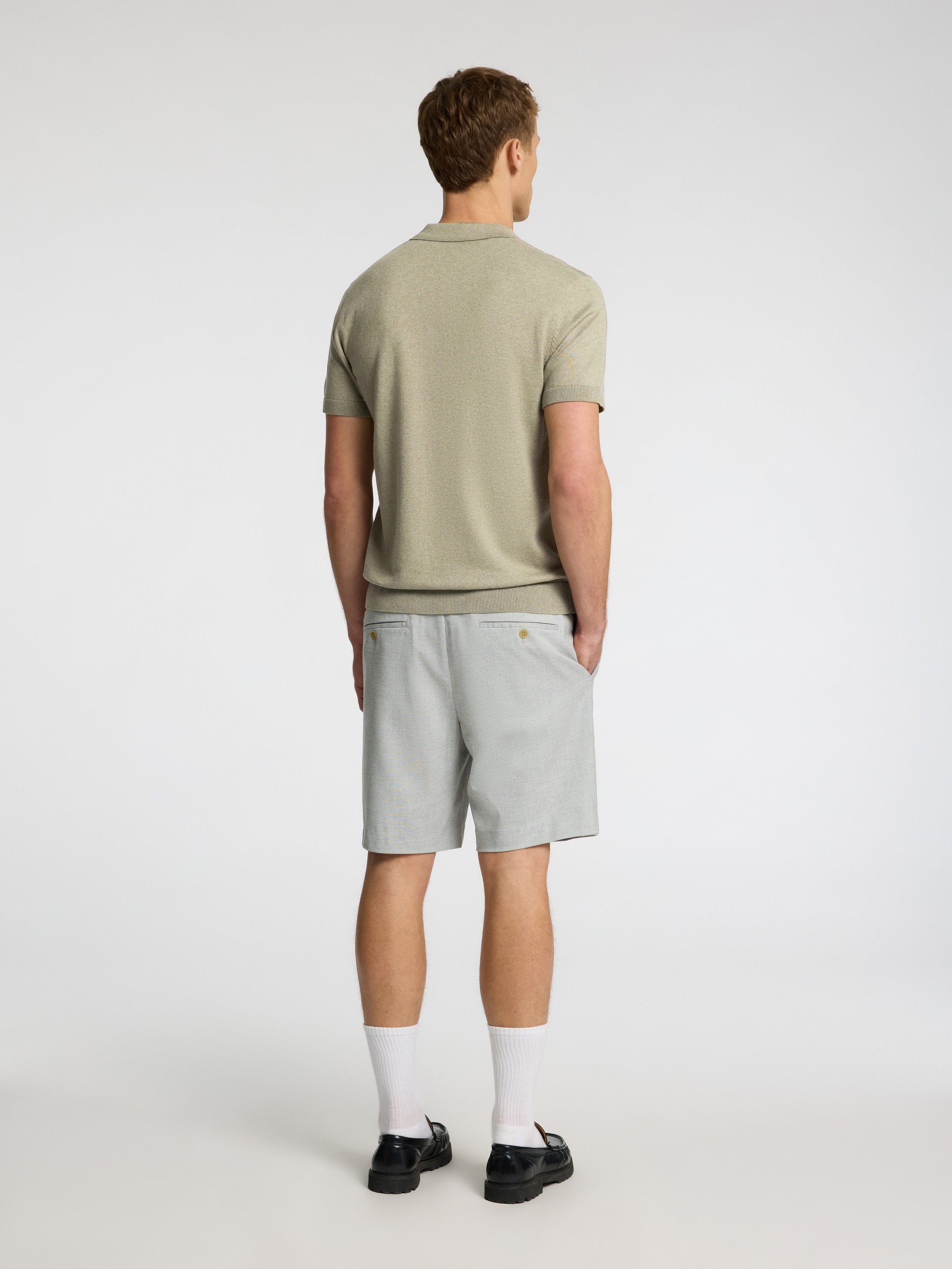 SELECTED HOMME Poloshirt »SLHBERG SS KNIT POLO NOOS«, aus Feinstrick