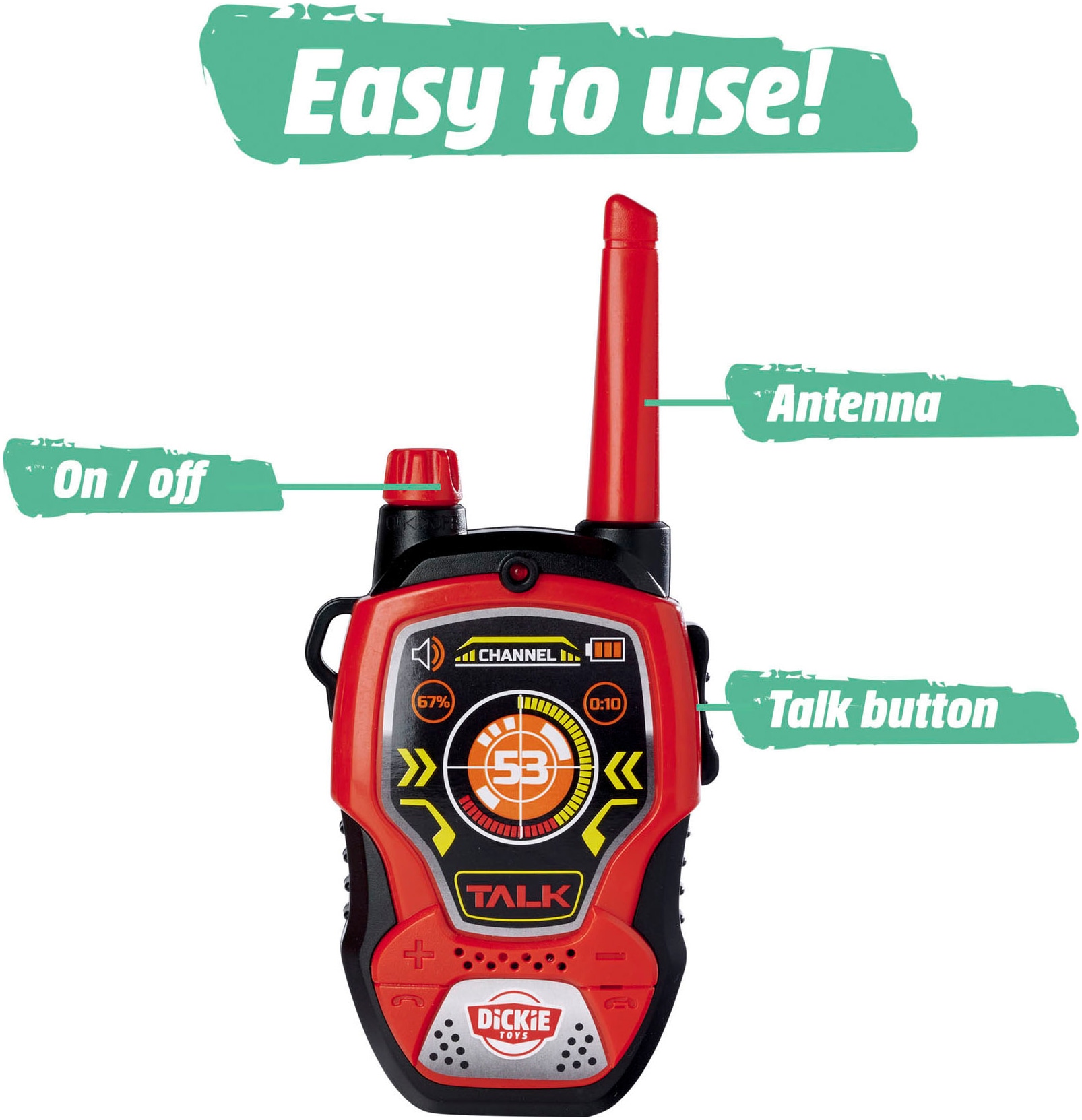 Dickie Toys Walkie Talkie »Fun«, (Set, 2 St.)