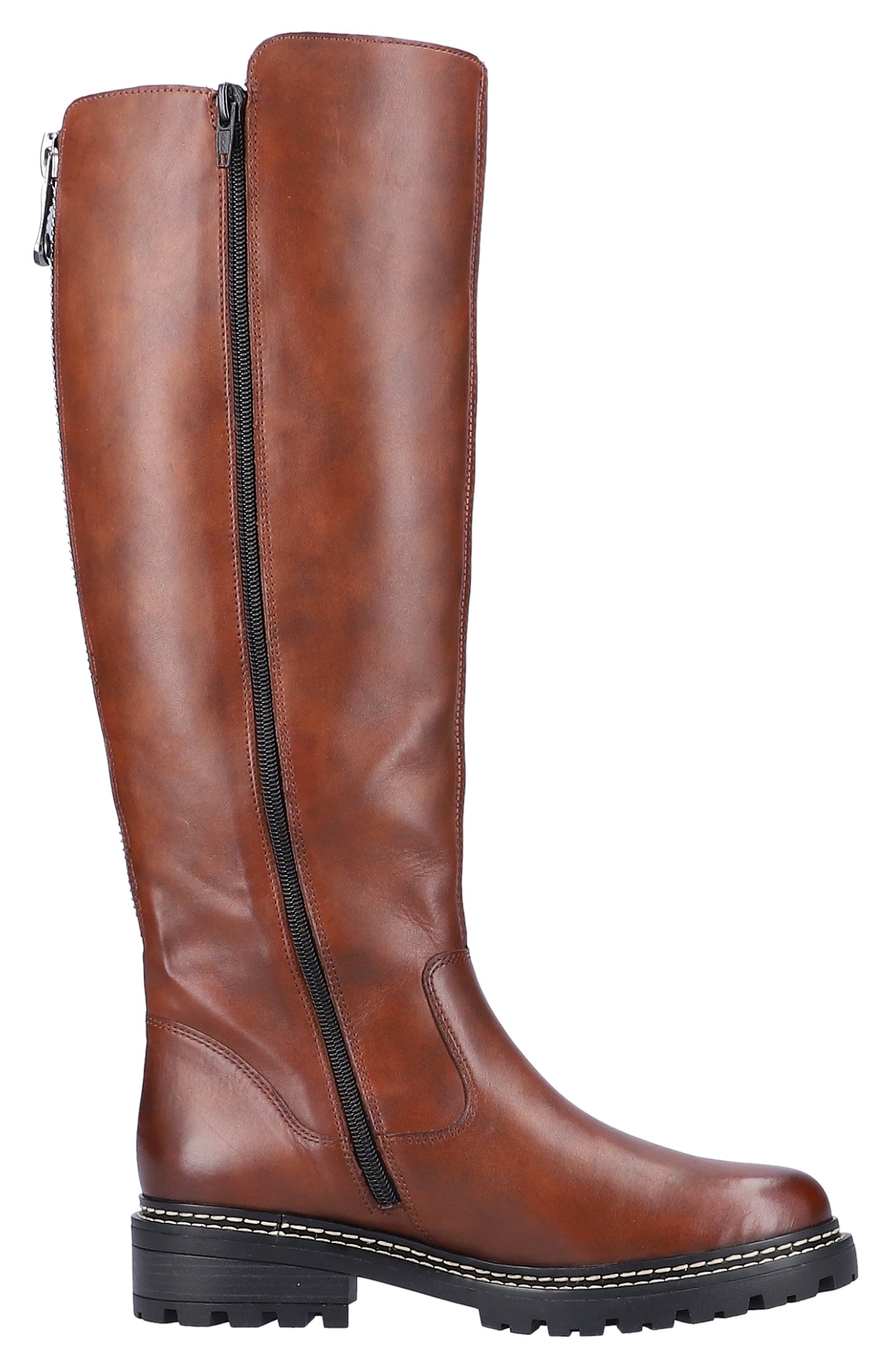 Remonte Stiefel, Blockabsatz, Businesschuh, Langschaftstiefel Innenreißverschluss