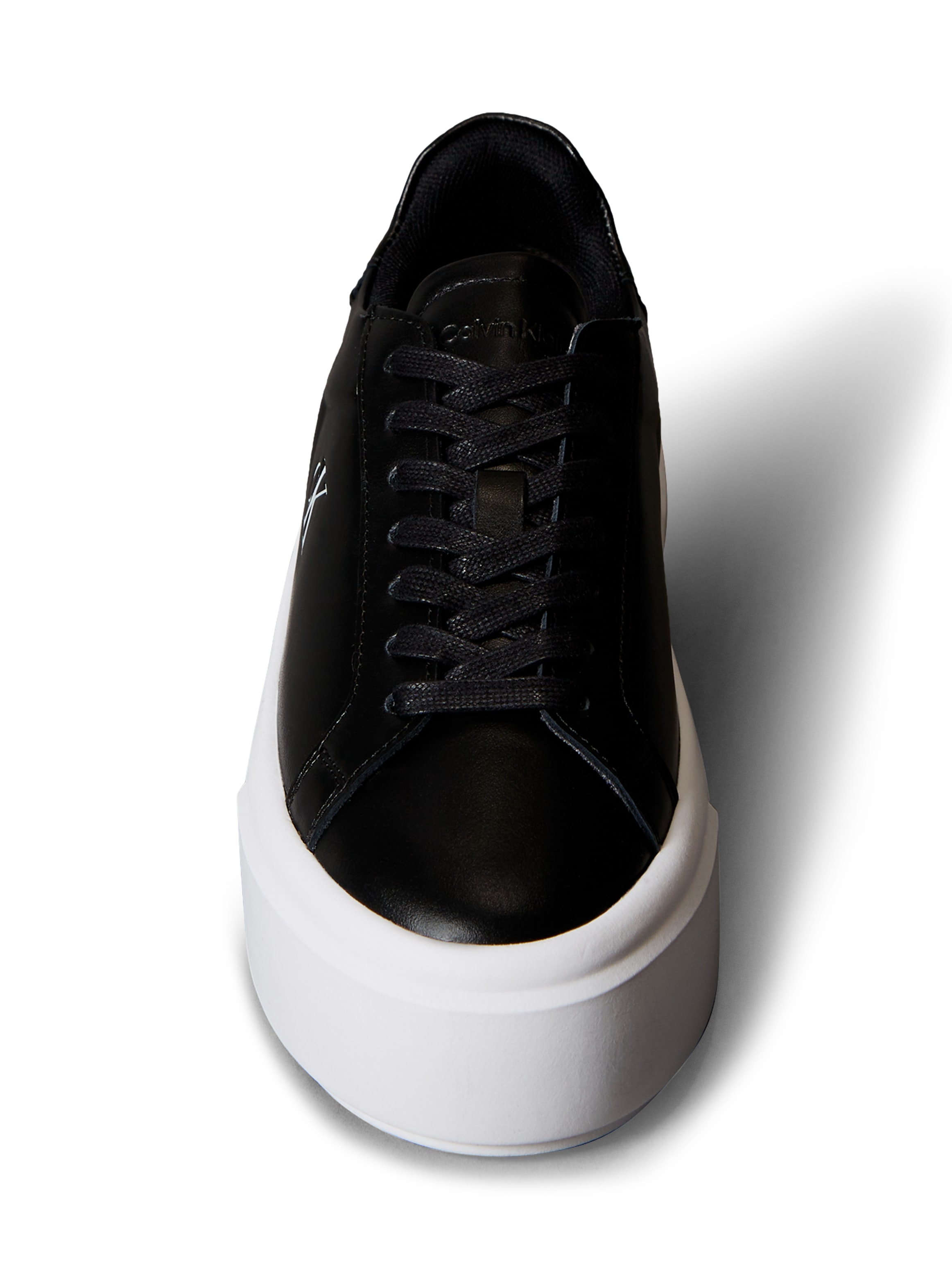 Calvin Klein Jeans Plateausneaker »FLATFORM LACE UP LTH MG«  Schnürschuh, Halbschuh, Freizeitschuh mit CK-Logo