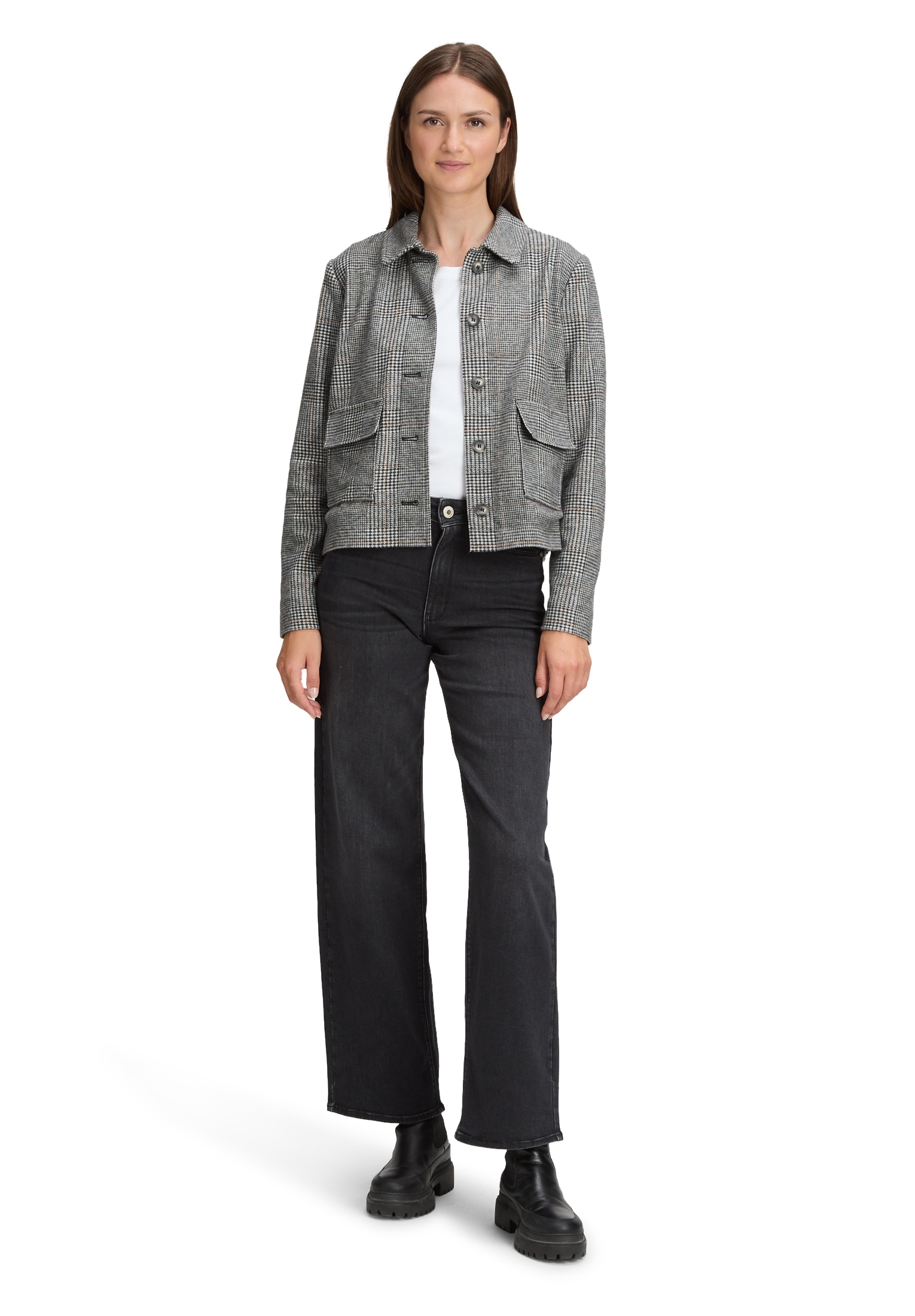 Betty&Co Jackenblazer »Casual-Jacke mit Taschen«