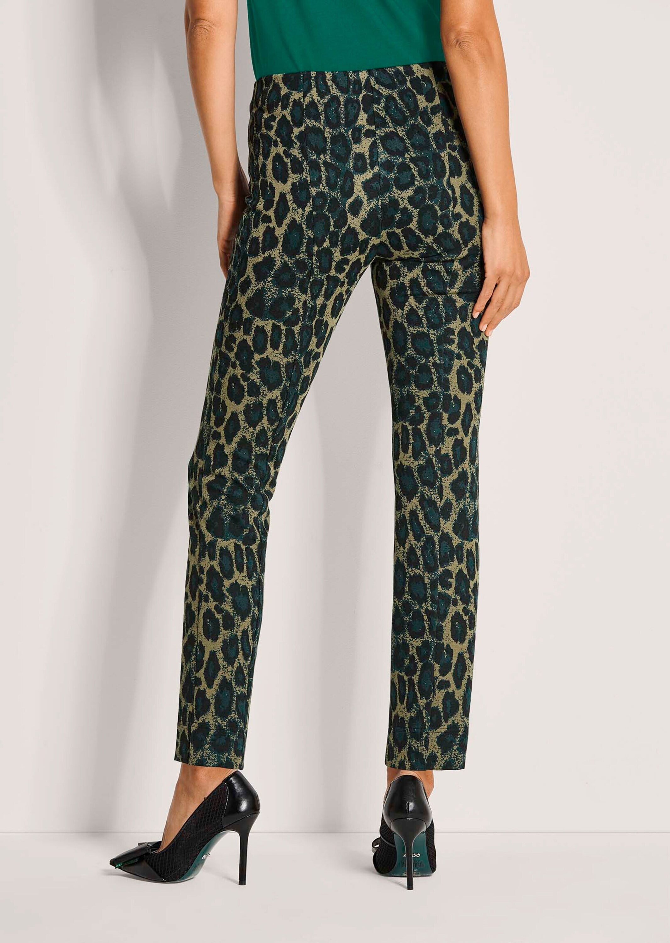 MADELEINE Leggings »Leggings Gerade Jersey-Leggings mit Animal-Print«
