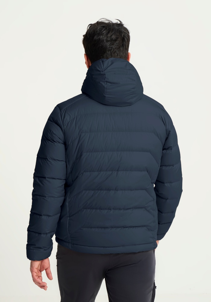 Jack Wolfskin Daunenjacke »WILD PASS DOWN HOODY M RDS« mit Kapuze mit Kapuze, 3-in-1-kompatibel, warm gefüttert