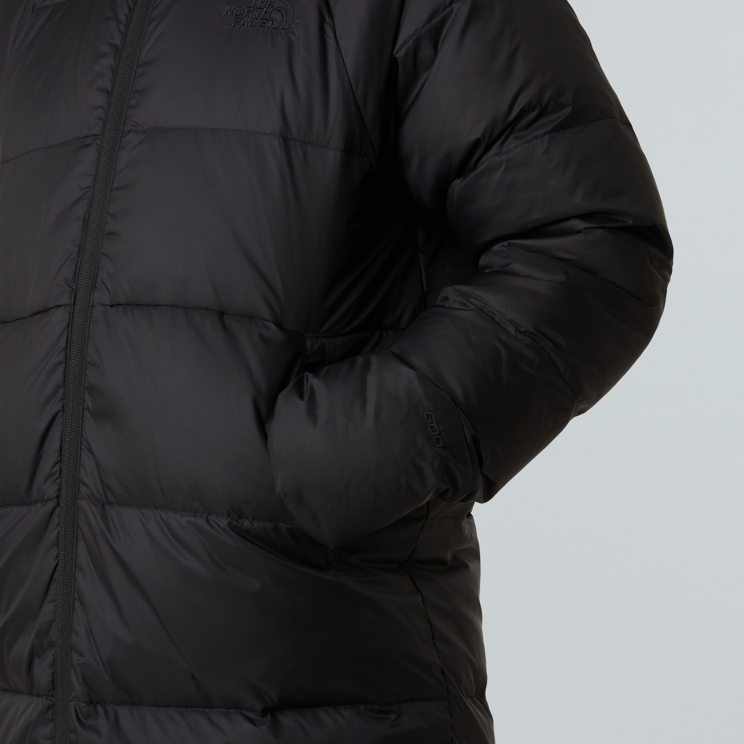 The North Face Funktionsmantel »W HYDRENALITE CITY LONG DOWN HOODED PARK«, (1 tlg.), Daunenfüllung, lang geschnitten, isolierend