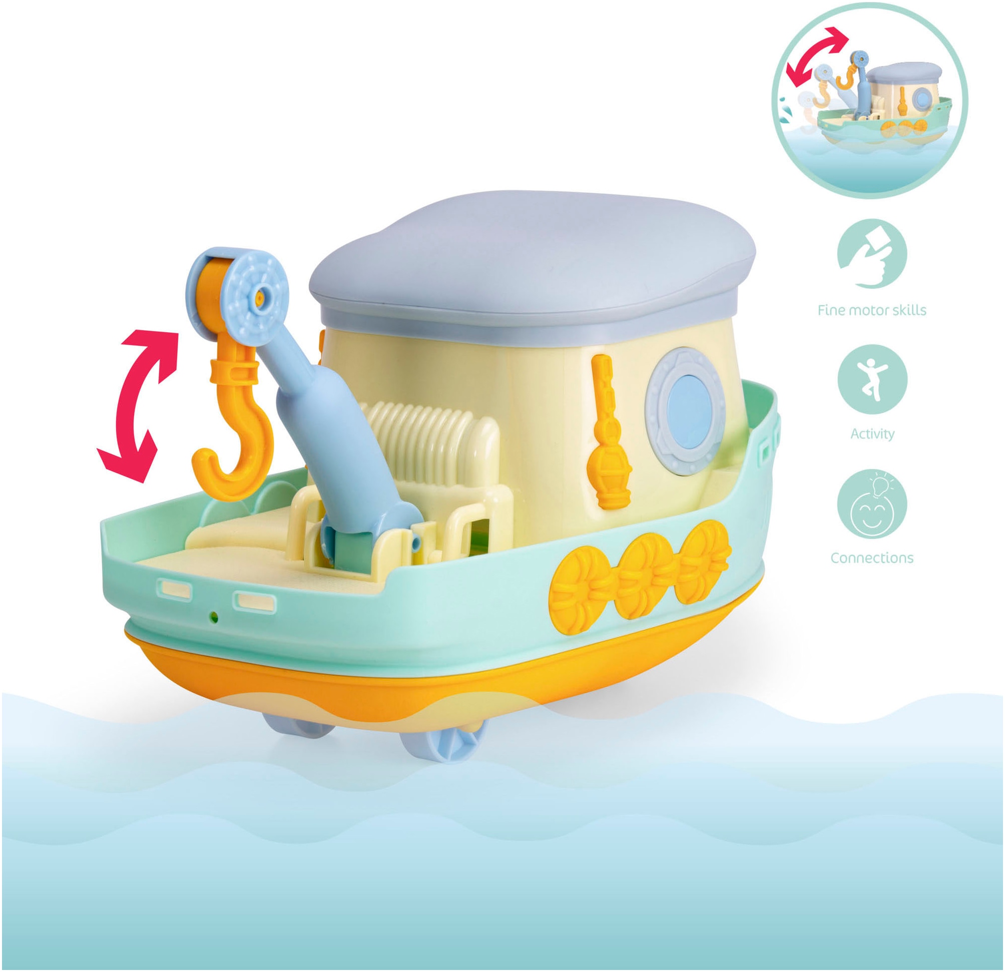 ABC Spielzeug-Boot »ABC Cozy Caro« schwimmfähig