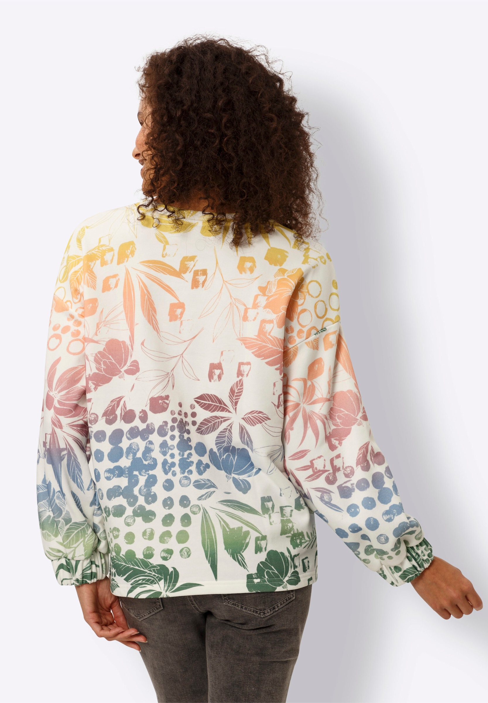 heine Sweatshirt »Sweatshirt Sweatshirt mit Farbverlauf«
