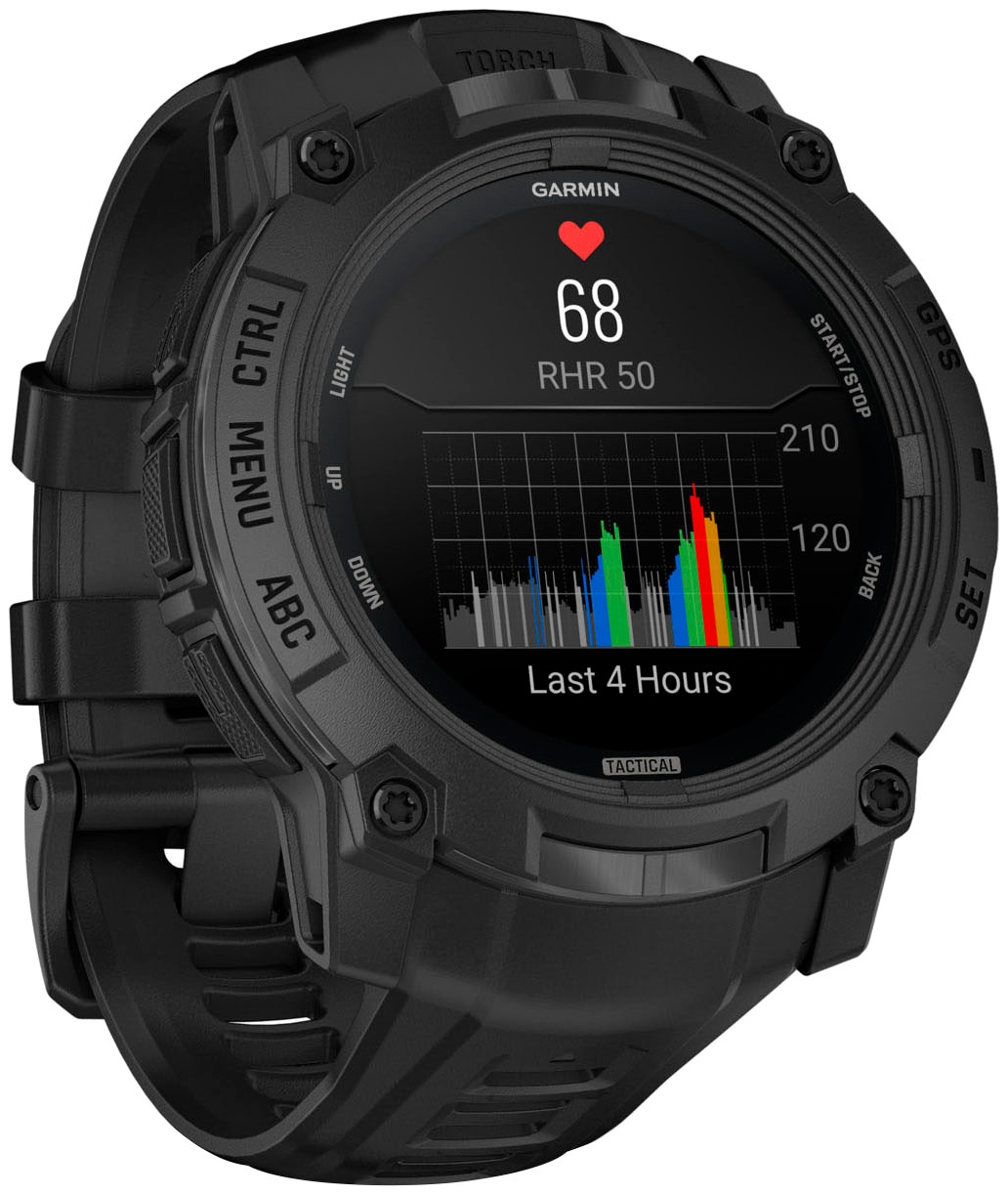 Garmin Smartwatch »Instinct 3 AMOLED 50 mm Tactical Edition«(/ 1,3 ″) Garmin