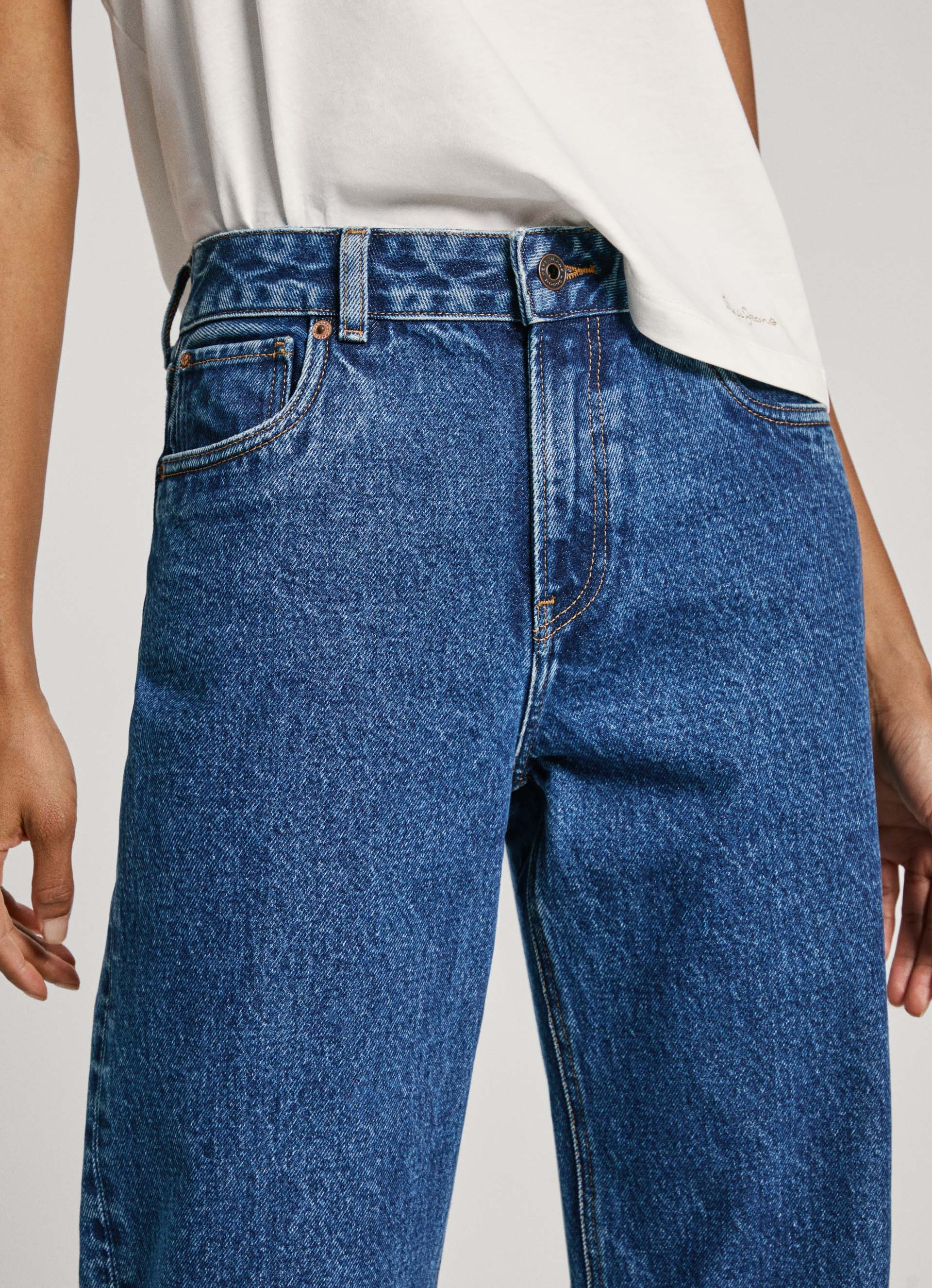Pepe Jeans Loose-fit-Jeans »LOOSE ST JEANS HW«, mit geradem, weitem Bein
