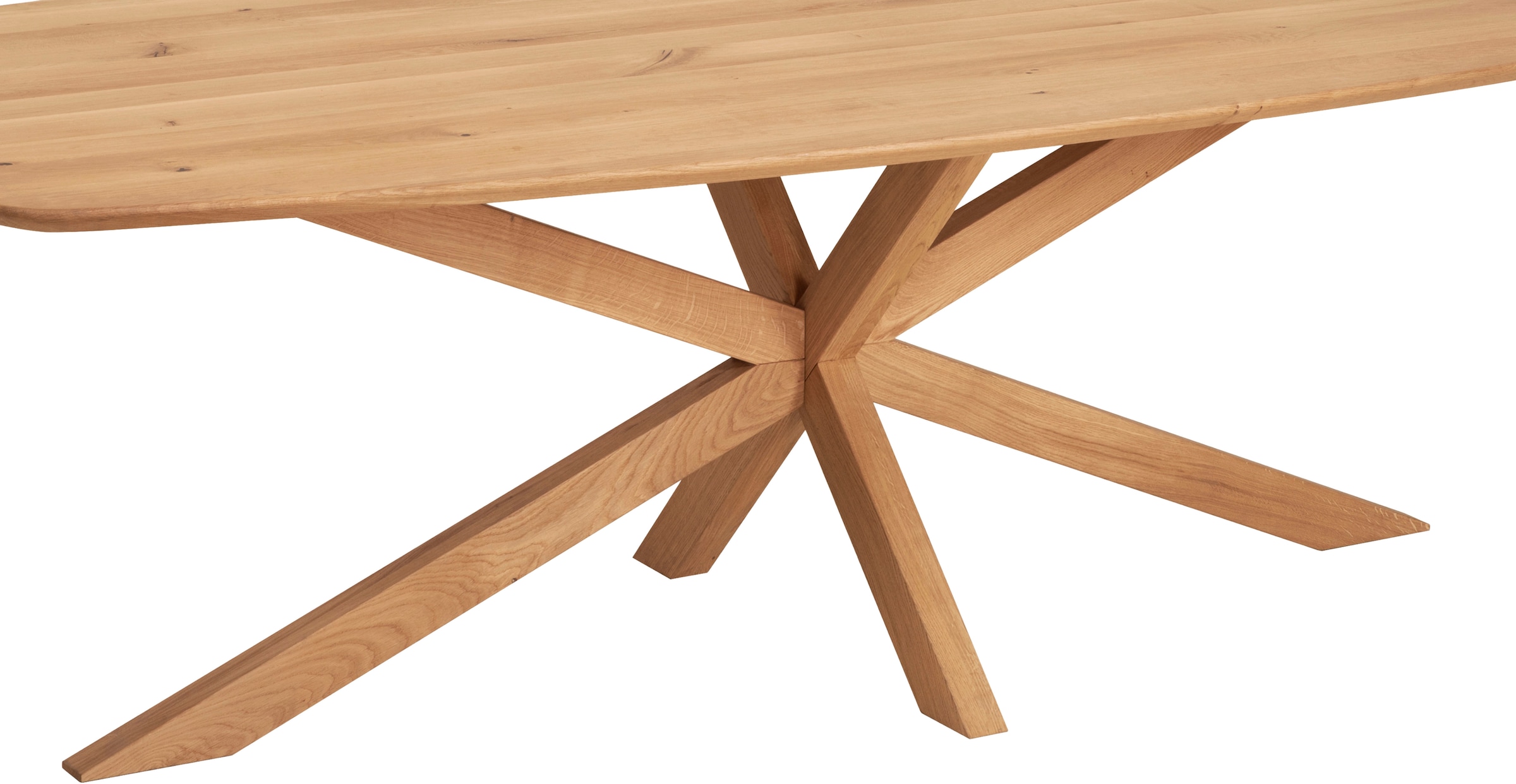 OMG Design Esstisch »Nottingham« 1 Stk. tlg. Eiche Massivholz, mit Spider-Gestell