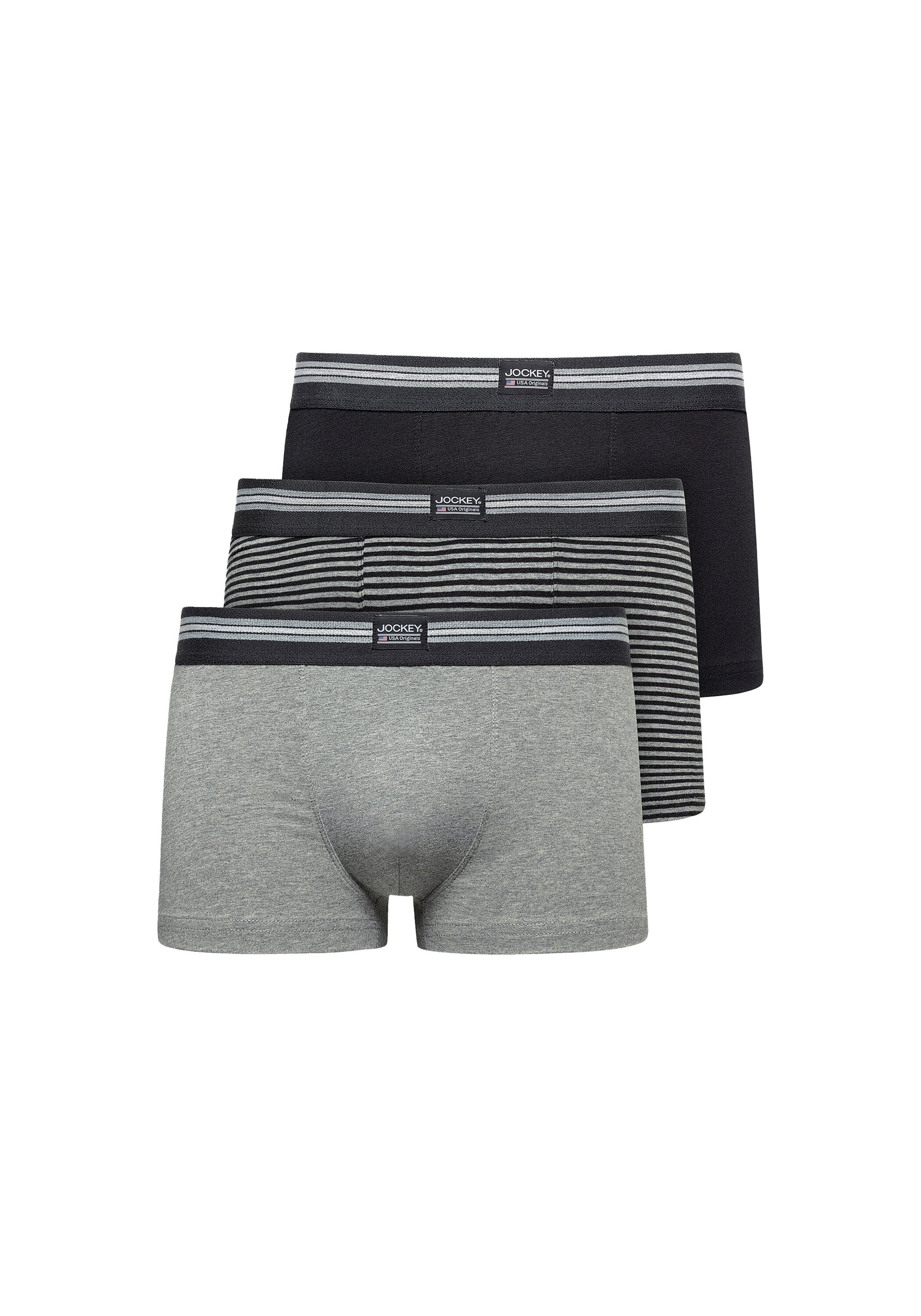 Jockey Boxershorts »Boxershort Cotton Stretch Short Trunk 3P 3er Pack«