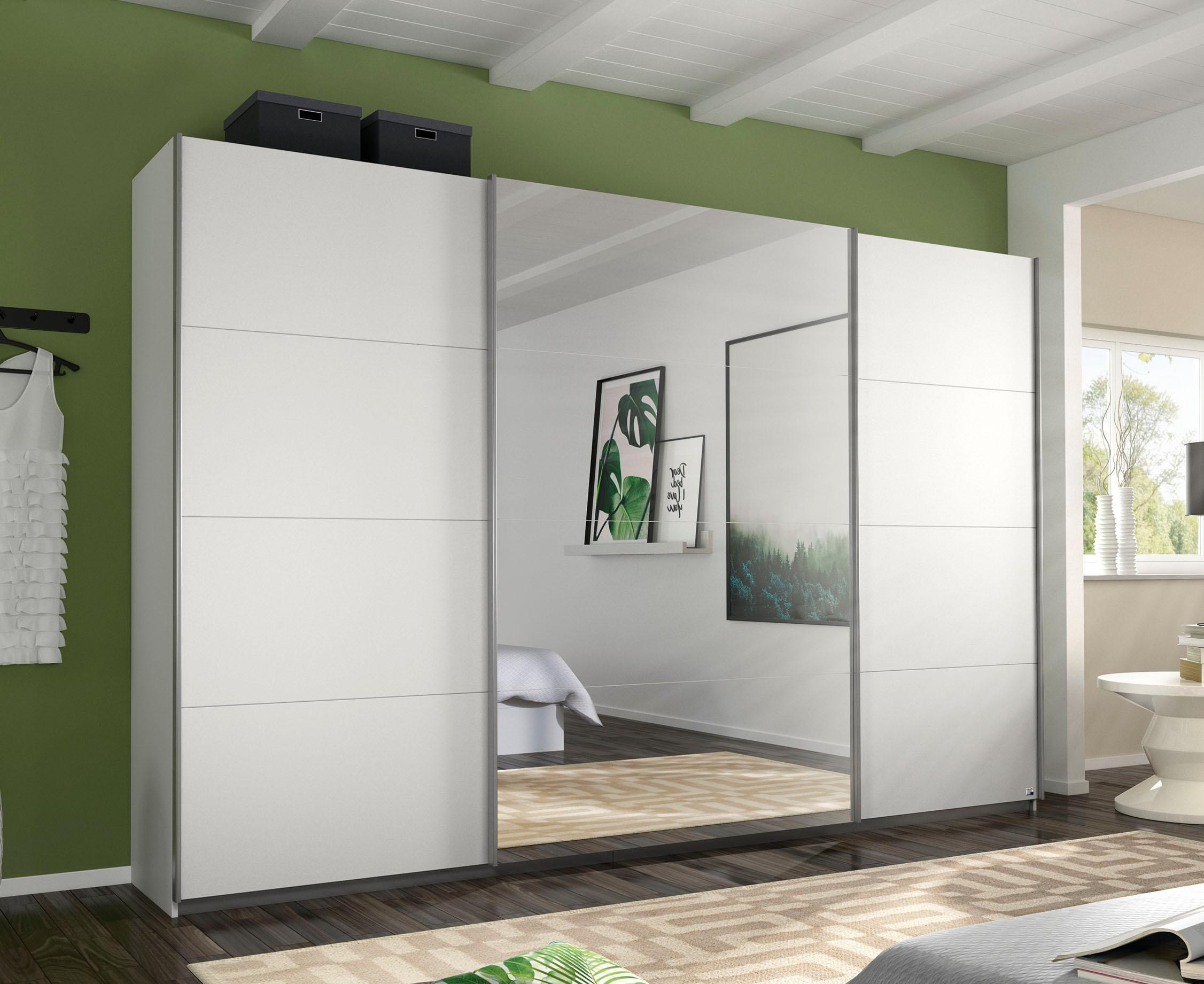 rauch Schwebetürenschrank »Kleiderschrank Schrank Garderobe CORTONA inkl. Inneneinteilung,«, 2 Stoffboxen und zusätzlichen Einlegeböden MADE IN GERMANY