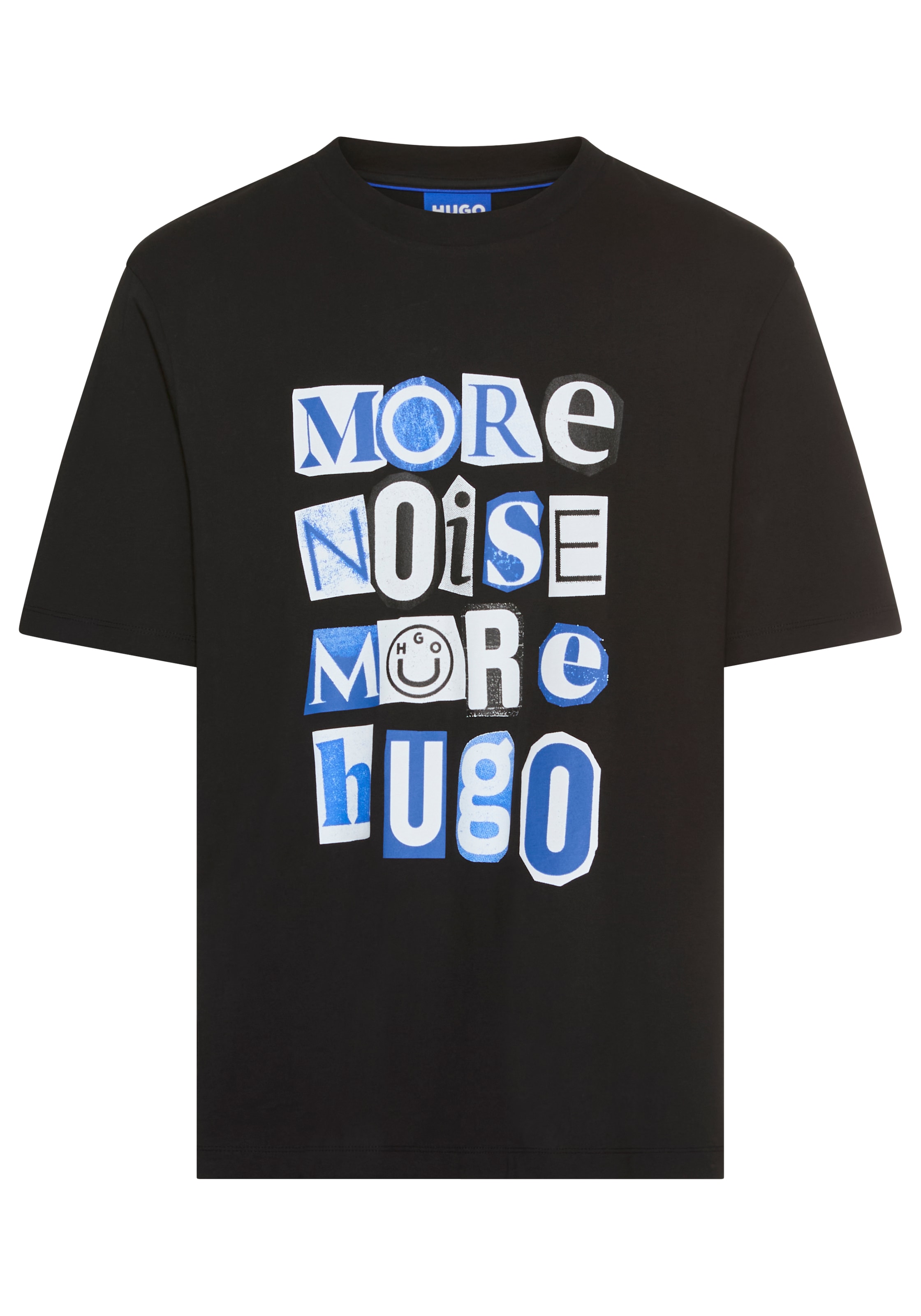 HUGO Blue T-Shirt »Notix«, mit großem Druck