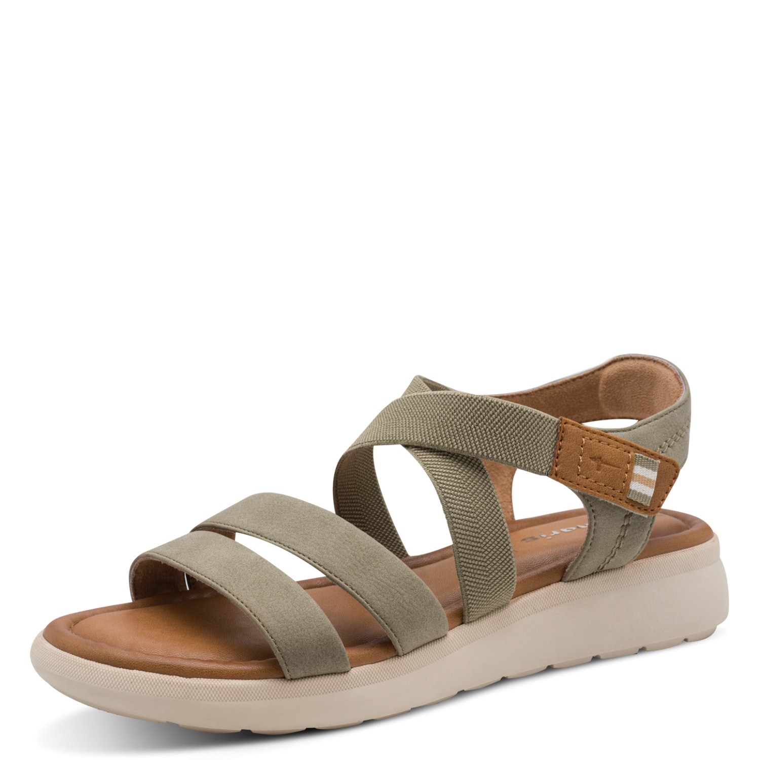 Tamaris Riemchensandale  Sommerschuh, Sandalette mit praktischem Klettverschluss