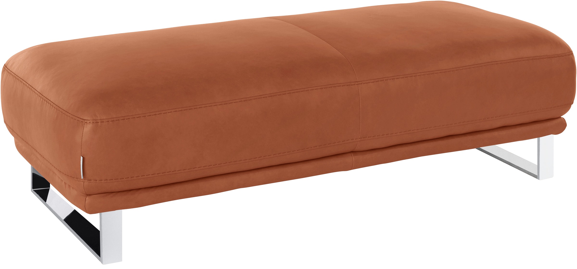W.SCHILLIG Hocker »montanaa«, mit Metallkufen in Chrom glänzend, Breite 141 cm