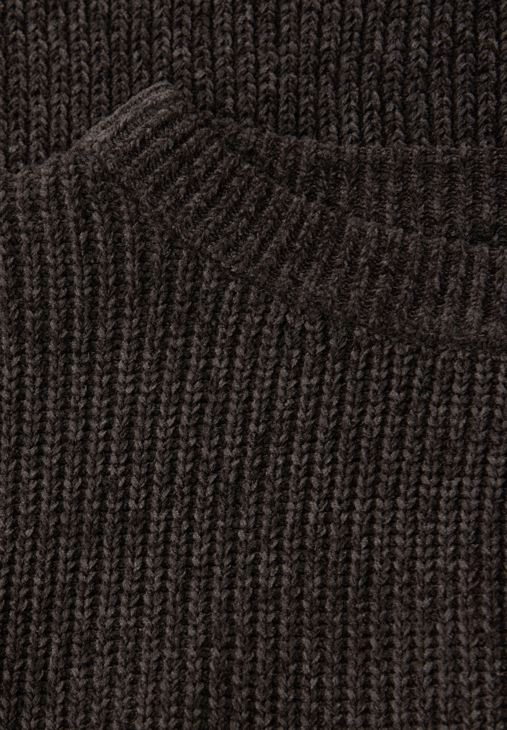 STREET ONE Strickpullover Chenille Pullover mit U-Boot-Auschnitt