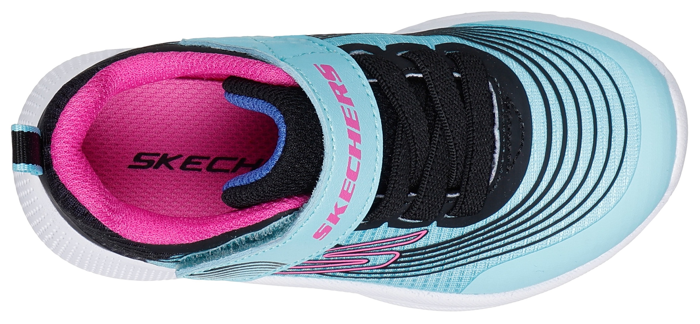 Skechers Kids Sneaker »MICROSPEC ADVANCE«, Babyschuh, Klettschuh, Kinderschuh mit Gummizug