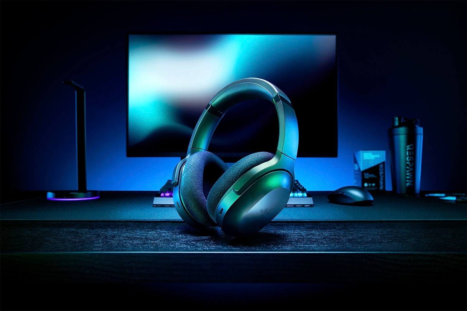 | Anrufe Gaming-Headset Musik-Freisprechfunktion UNIVERSAL und Jahre für 3 Bluetooth, XXL ➥ Rauschunterdrückung-integrierte »Barracuda«, Steuerung Garantie RAZER