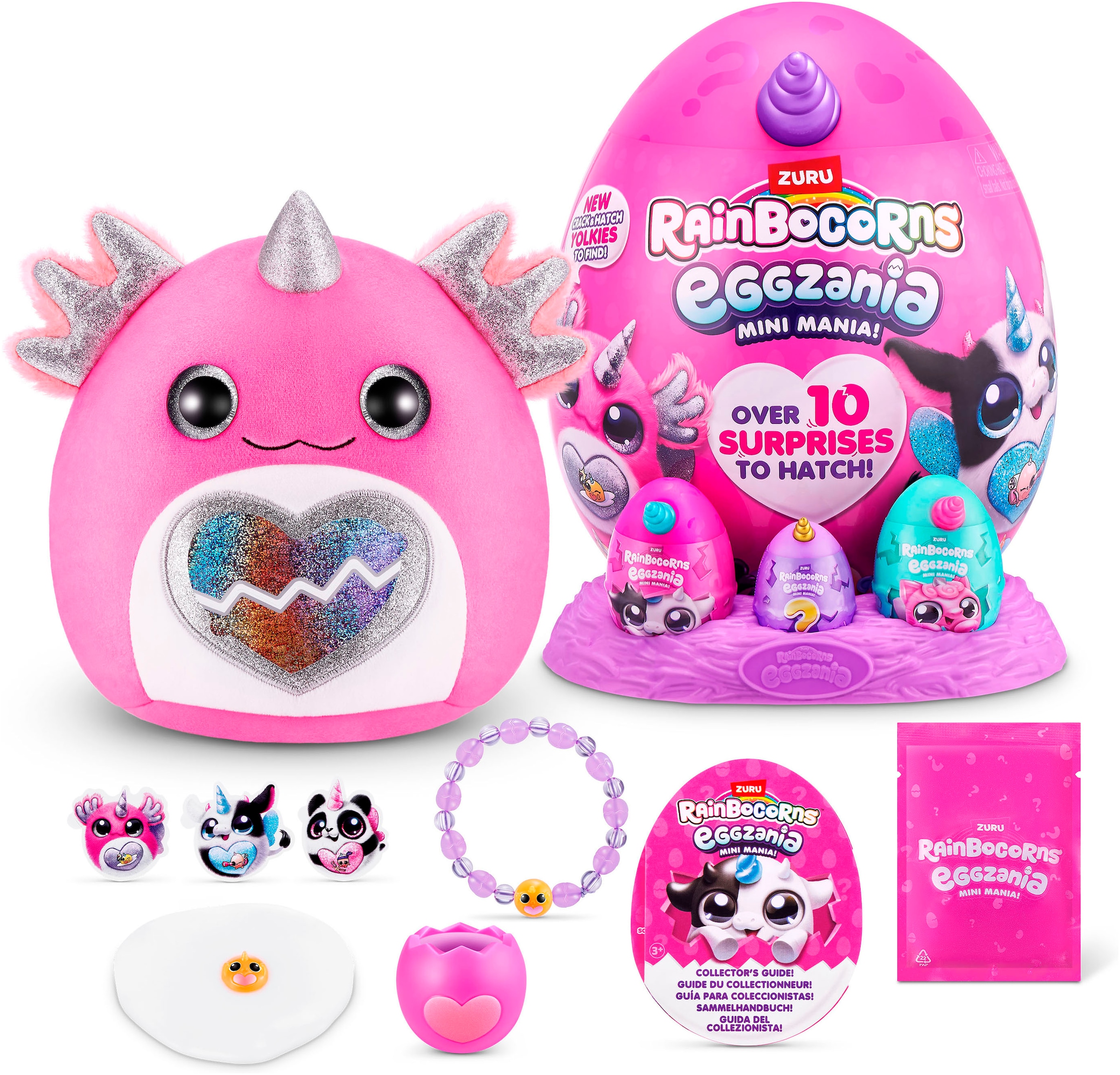 RainBoCorns Plüschfigur »Rainbocorns, Eggzania Mini Mania«, Lieferung erfolgt sortiert (unterschiedliche Charaktere)