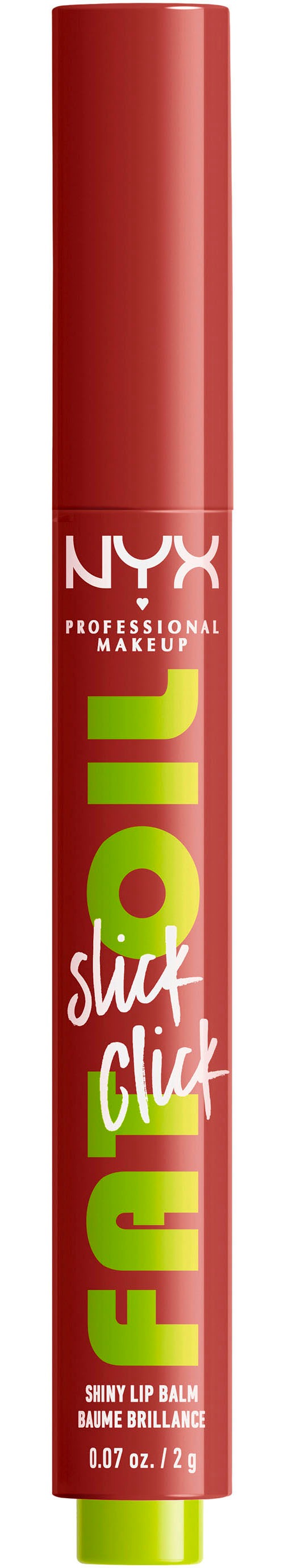 NYX Lippenstift »NYX Professional Makeup Fat Oil Slick Click Going Viral«, mit natürlichen Inhaltstoffen