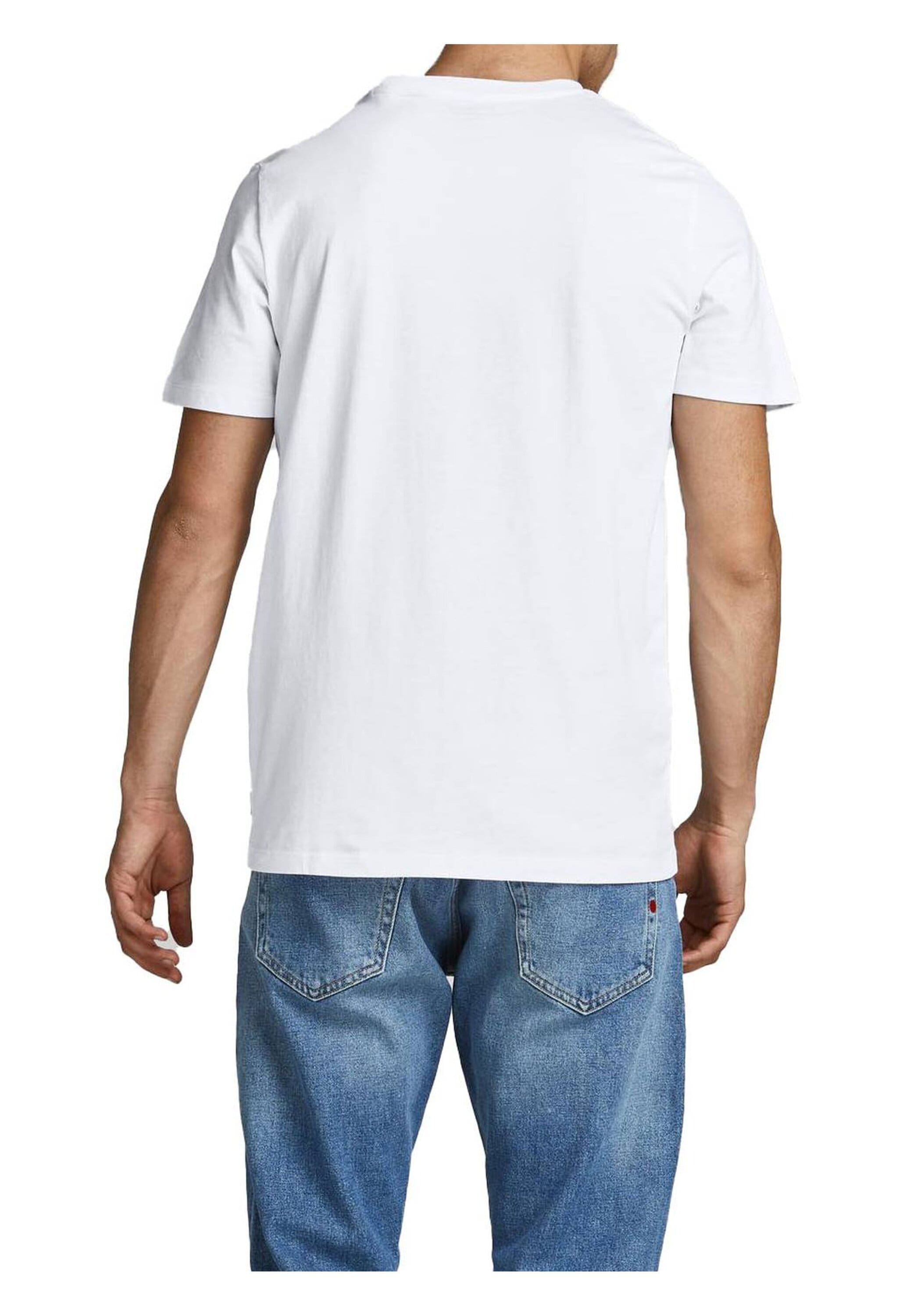 Jack & Jones T-Shirt »T-Shirt JJEORGANIC BASIC TEE O-NECK 5PK 5er Pack«