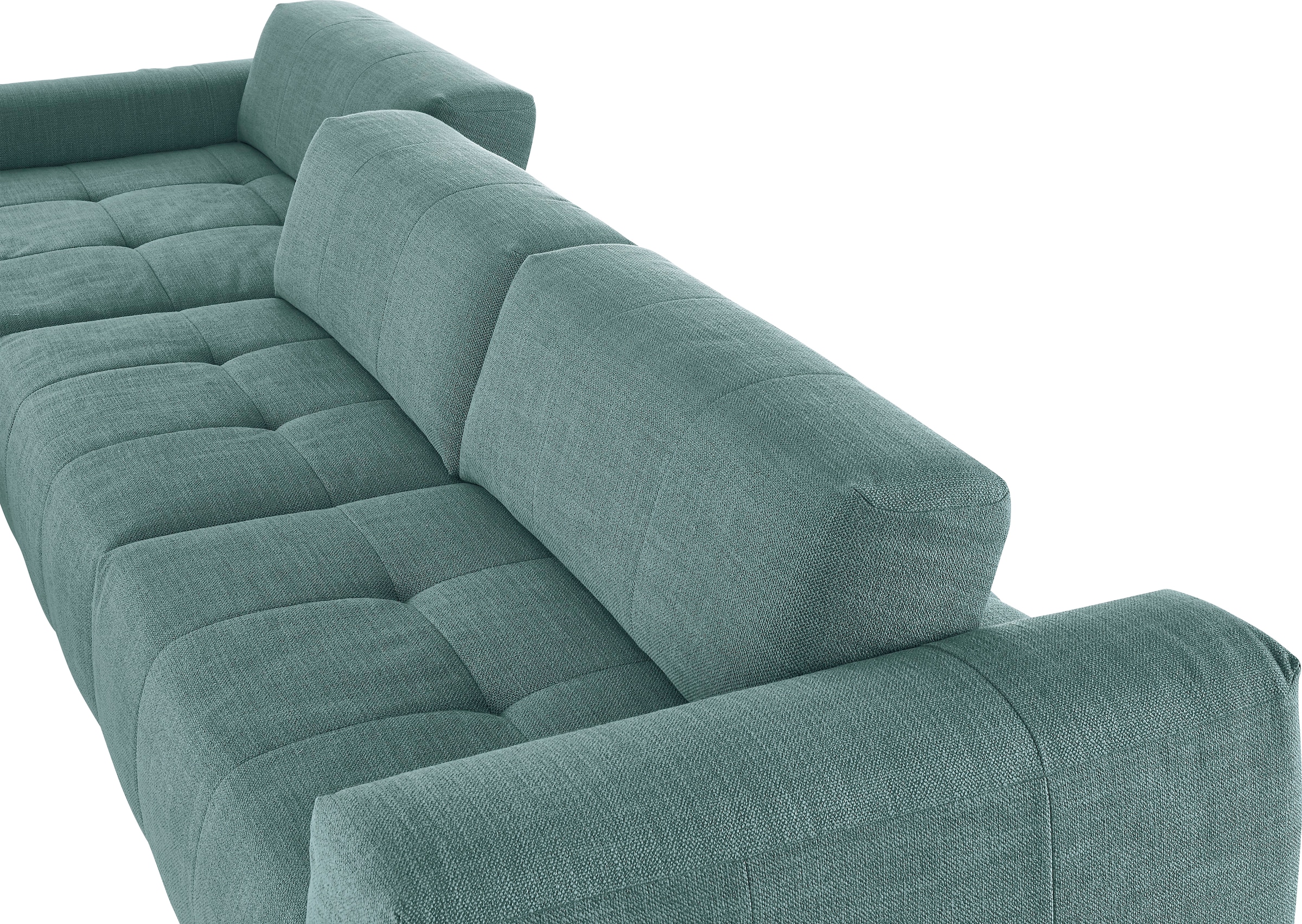 3C Candy Ecksofa »Yoshy mit Komfortfunktionen, modern und bequem, L-Form« Zwei verschiedene Sitztiefen durch verstellbare Rückenlehne