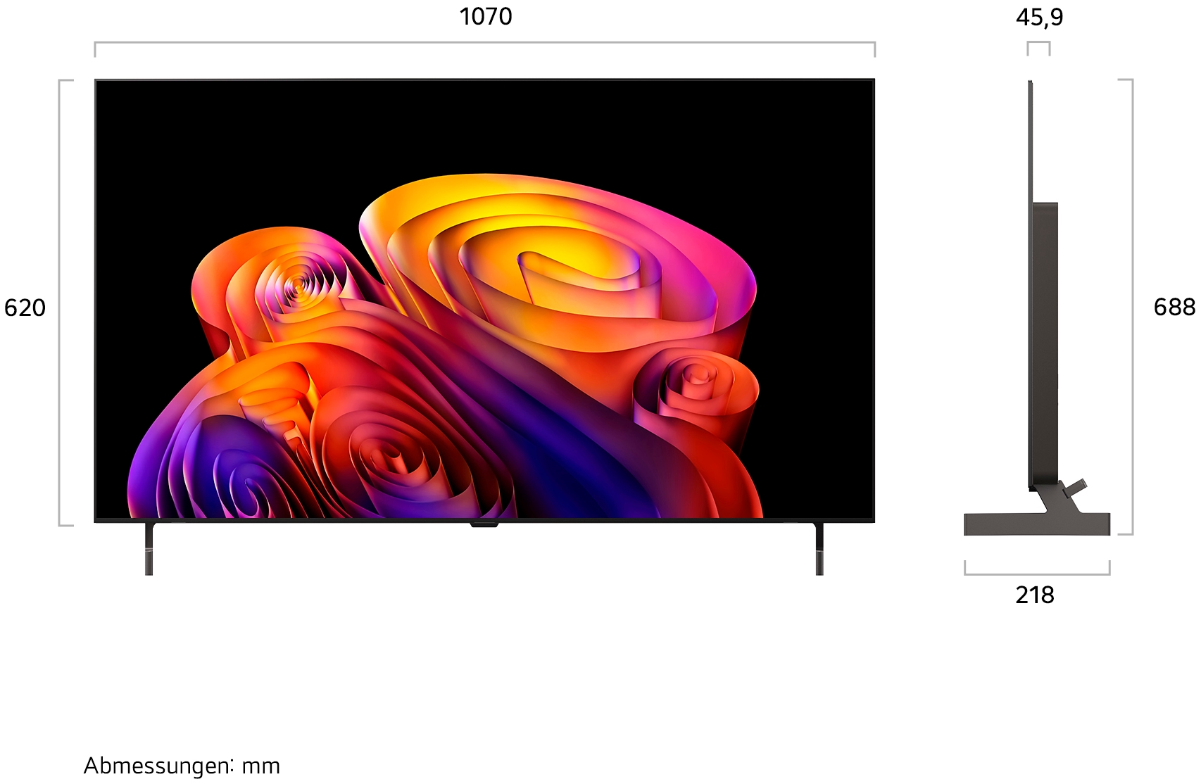 LG OLED-Fernseher »OLED48B6ELC« 121 cm/48 ″ Smart-TV