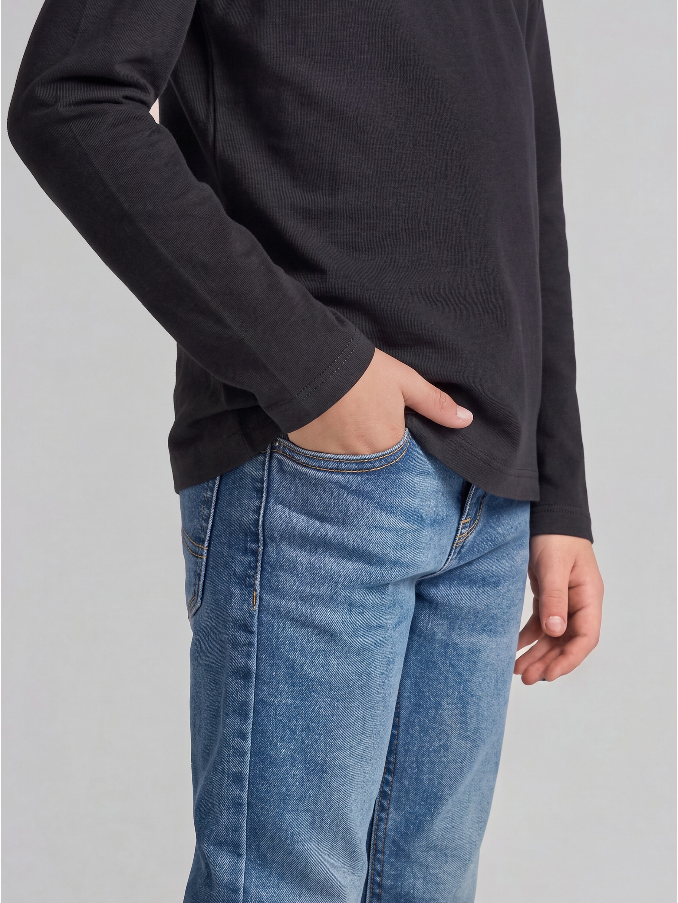 TOM TAILOR Weite Jeans mit Stone-Optik