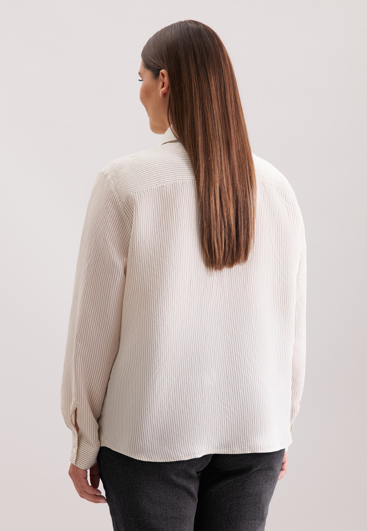 seidensticker Hemdbluse »Schwarze Rose« 1/1 Gestreift