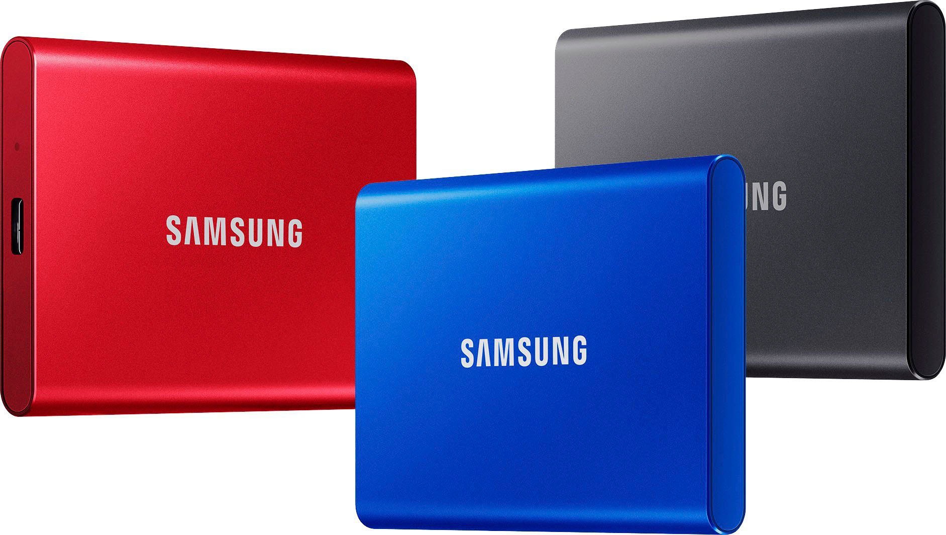 Samsung externe SSD | Anschluss »Portable 3 USB Jahre XXL UNIVERSAL 3.2 Garantie ➥ T7«, SSD