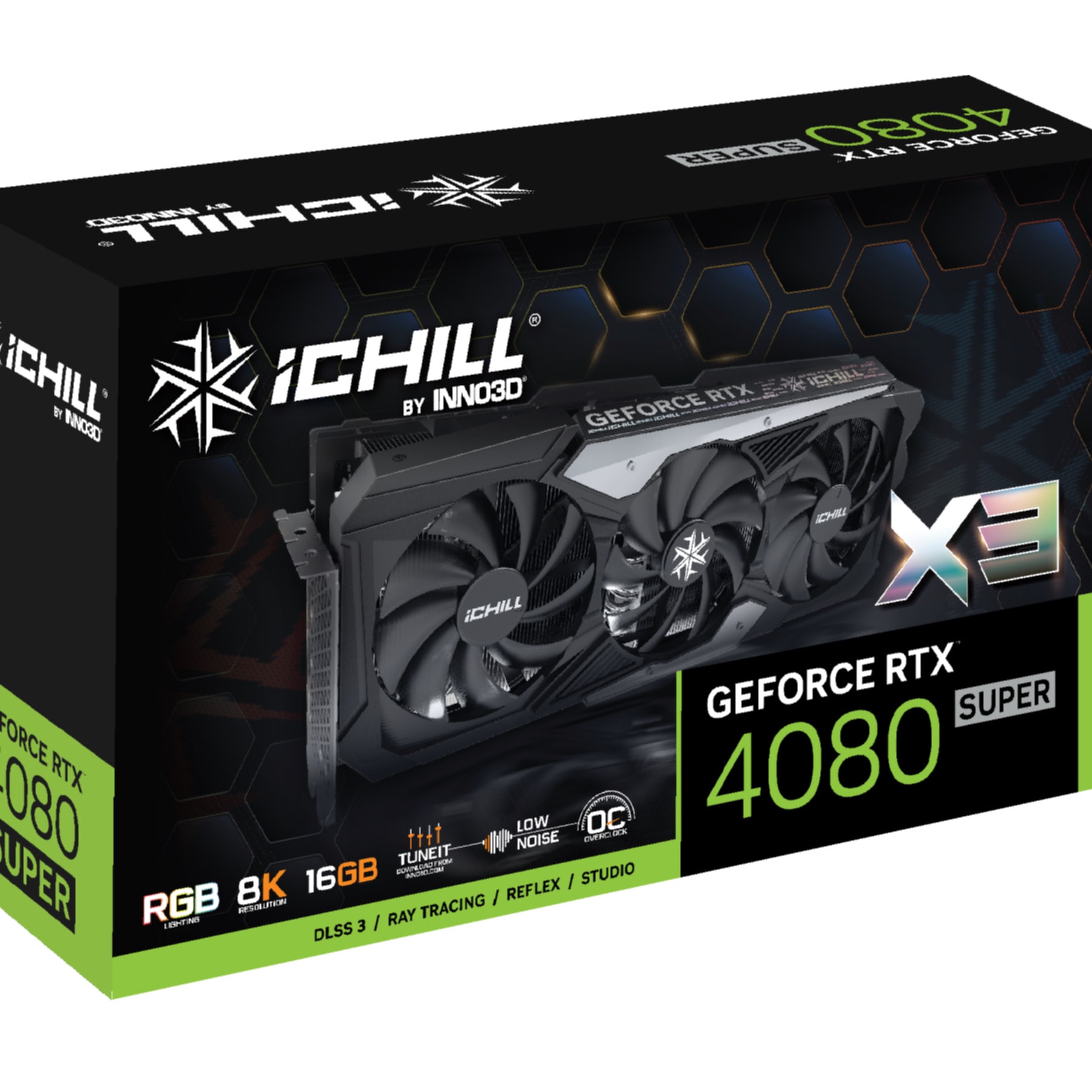 Inno3D Grafikkarte »GeForce RTX 4080 SUPER«, 16 GB, GDDR6X