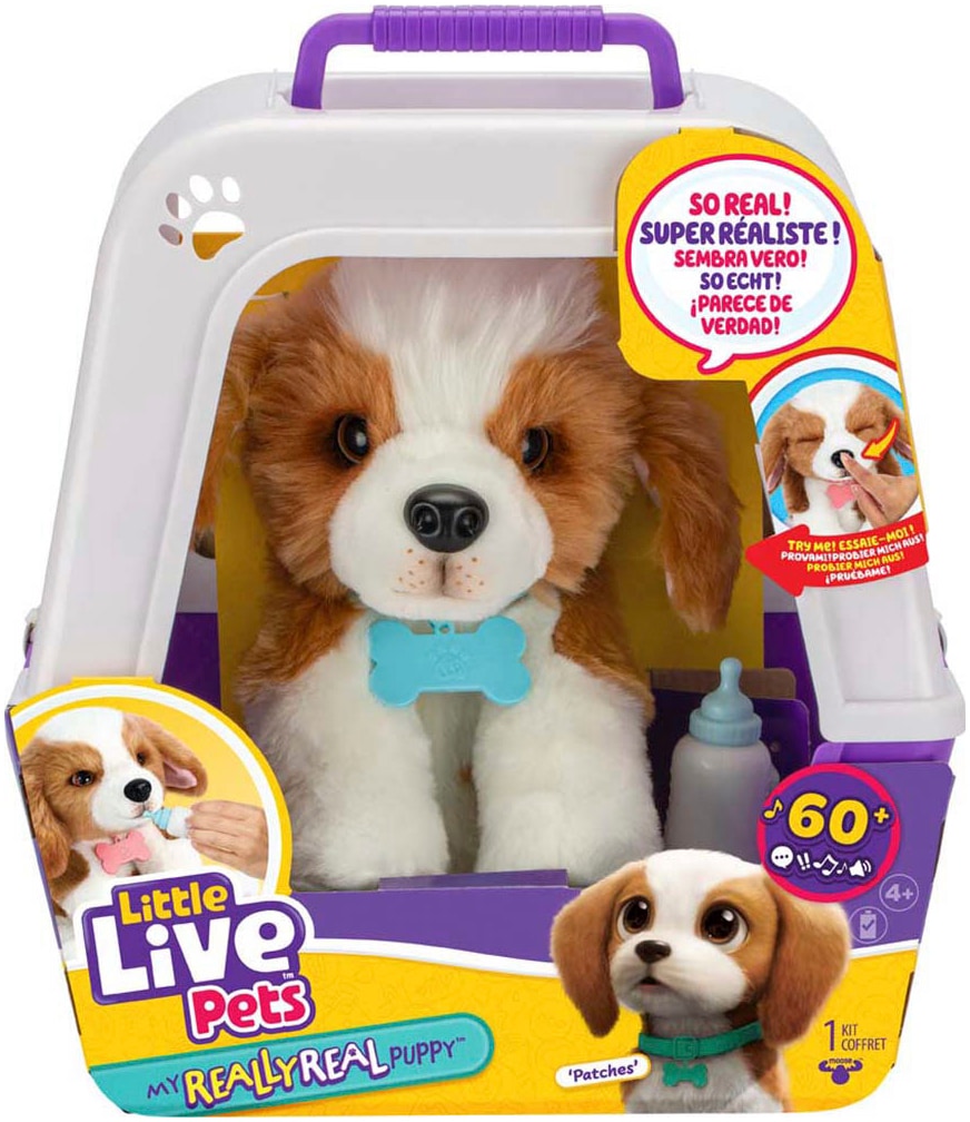 Moose Spielfigur »Little Live Pets: My Really Real Puppy - Patches«, mit Sound