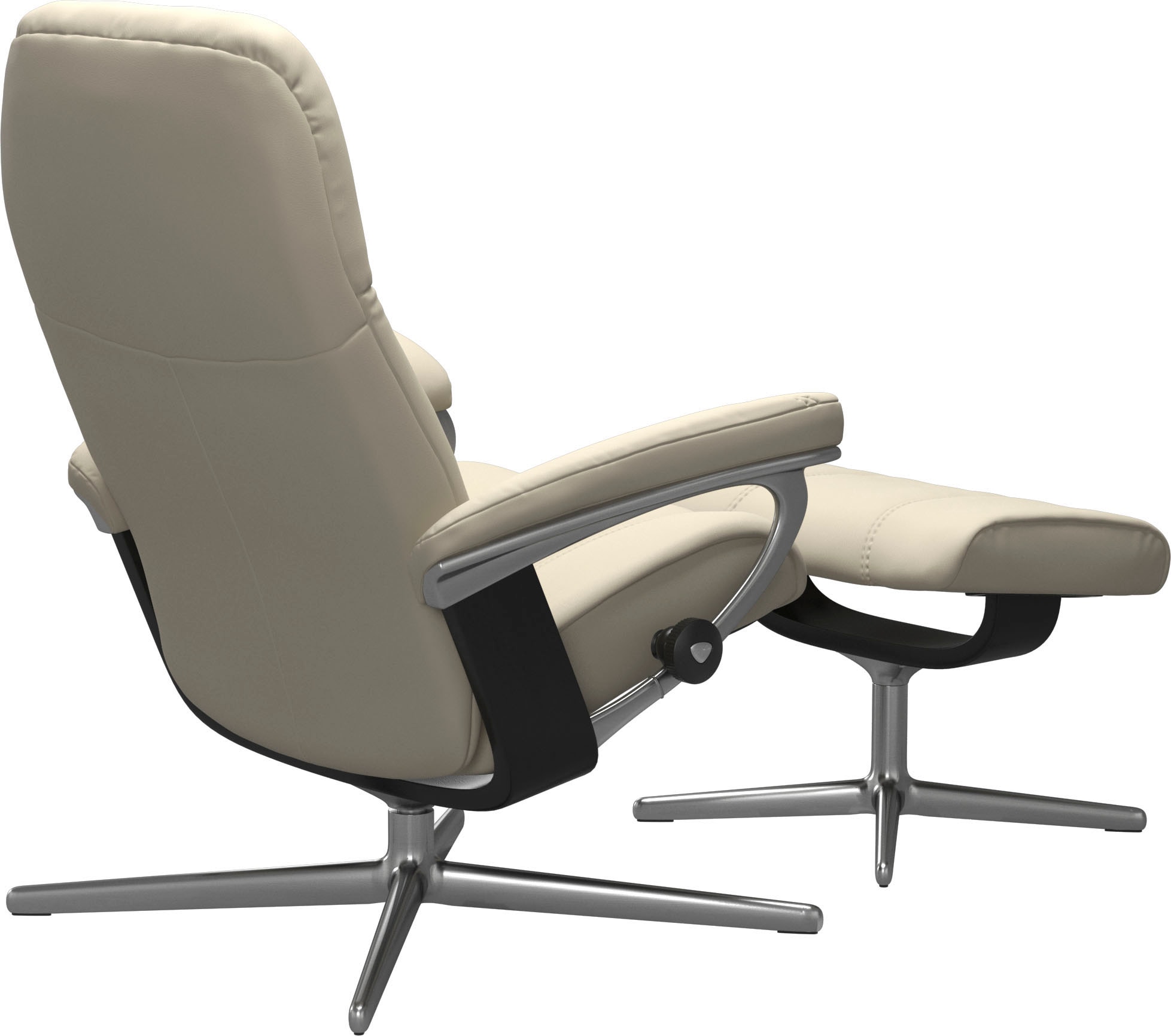 Stressless® Relaxsessel »Consul« mit Cross Base, Größe S, M & L, Holzakzent Schwarz