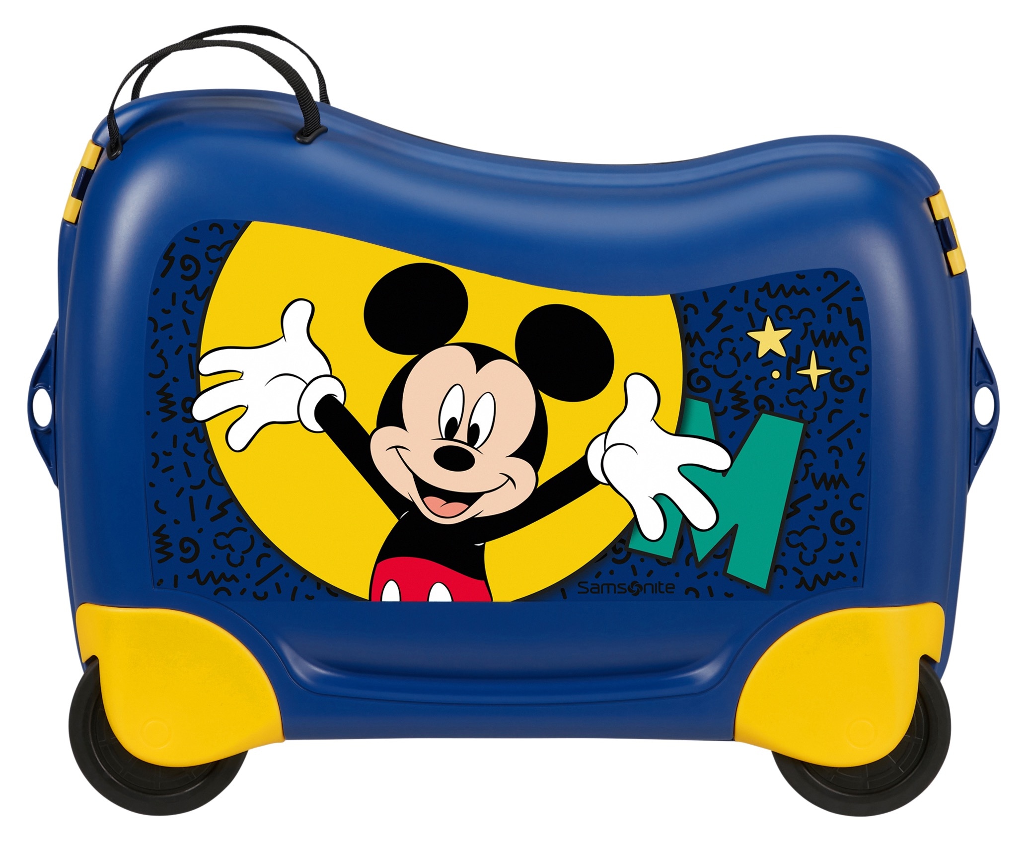 Samsonite Kinderkoffer »DREAM2GO DISNEY, MICKEY HAPPY« 30 l 4 Rollen Ride-On Koffer Kinder-Reisekoffer