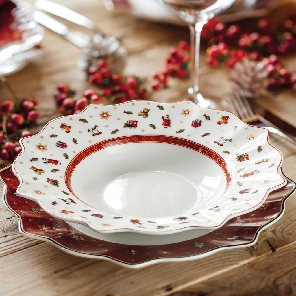 Villeroy & Boch Geschirr-Set »Tafelservice Toy's Delight 12er Set weiß« Mikrowellengeeignet