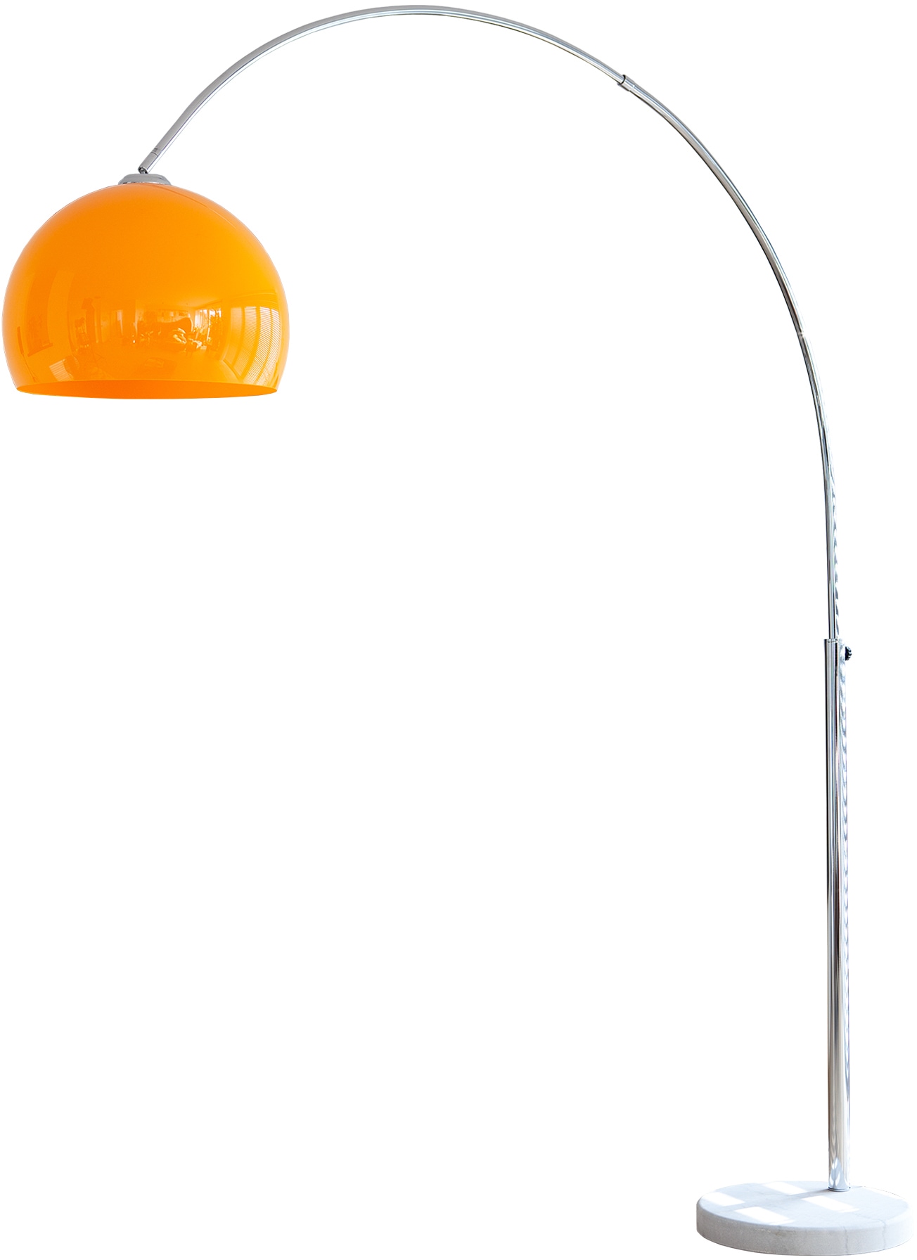 SalesFever Bogenlampe »Tammo«, 1 flammig-flammig, Höhenverstellbar und mit  Dimmschalter, echter Marmorfuß online kaufen | mit 3 Jahren XXL Garantie
