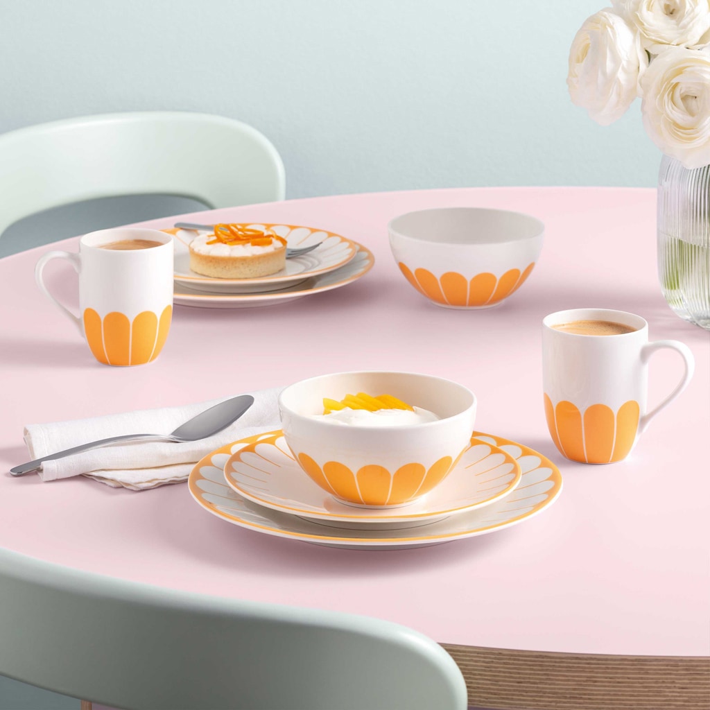 Villeroy & Boch Becher »Henkelbecher Fleur Couleur 290 ml 6er Set«