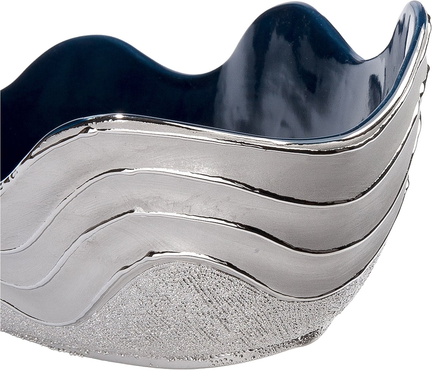 GILDE Schale »Deko-Schale Wavy« 1 aus Keramik