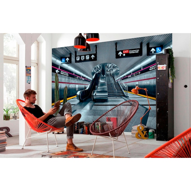 Komar Fototapete, bedruckt-Kunst-Stadt, 368x254 cm (Breite x Höhe),  inklusive Kleister online kaufen | mit 3 Jahren XXL Garantie