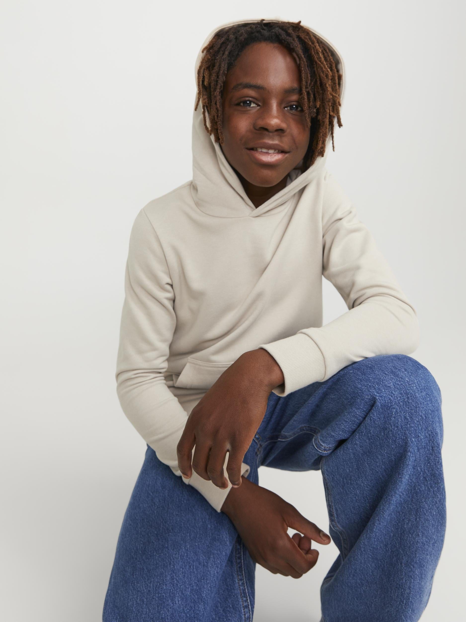 Jack & Jones Junior Kapuzensweatshirt »JJEBRADLEY SWEAT HOOD NOOS JNR«
