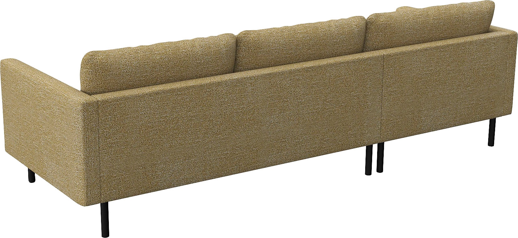 FLEXLUX Ecksofa »Bolzano, elegant und bequem, L-Form«, Sitzaufbau mit Kaltschaum & Stahl-Wellen, loose Sitz -& Rückenkissen