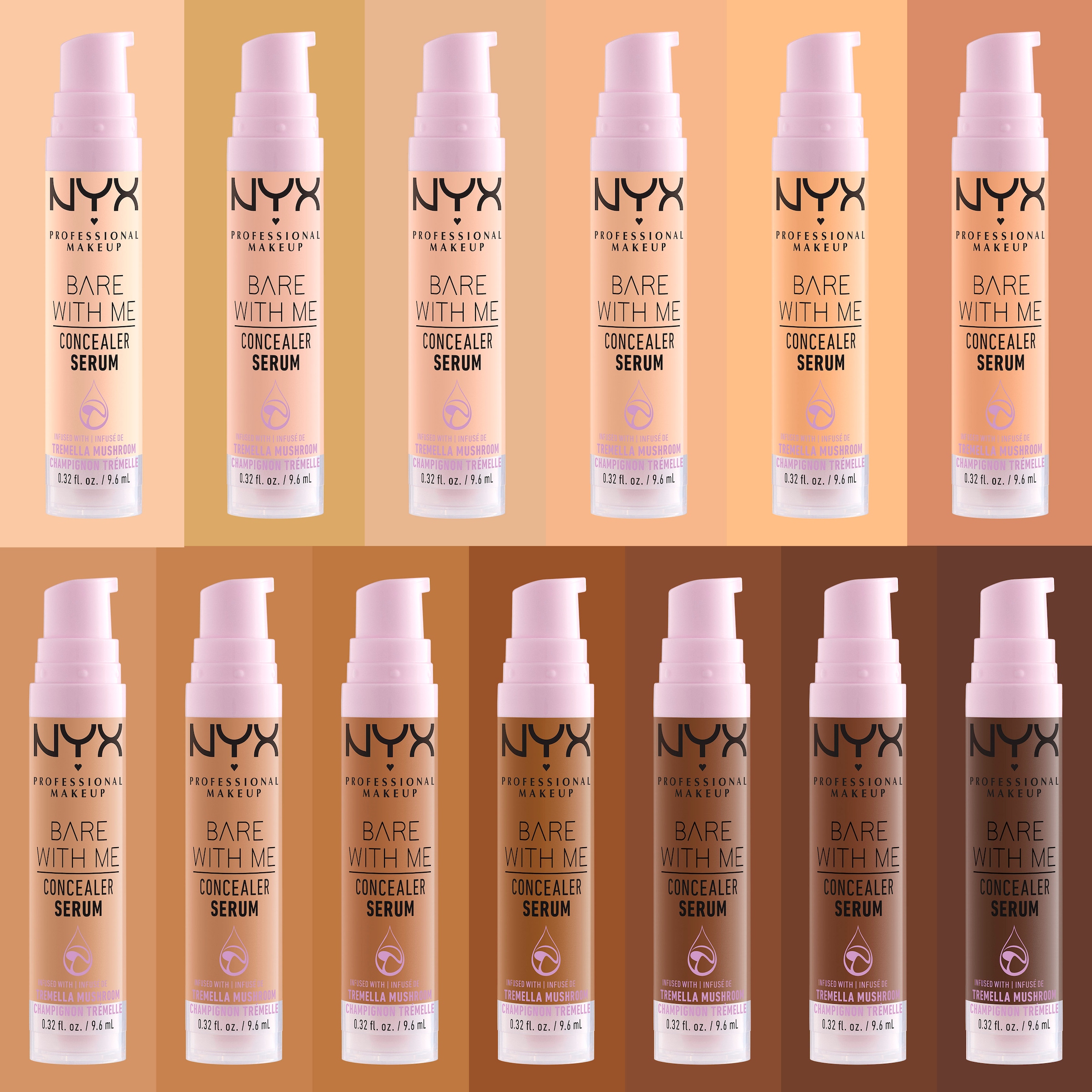 NYX Concealer »Bare With Me Concealer Serum«, mit hoher Deckkraft