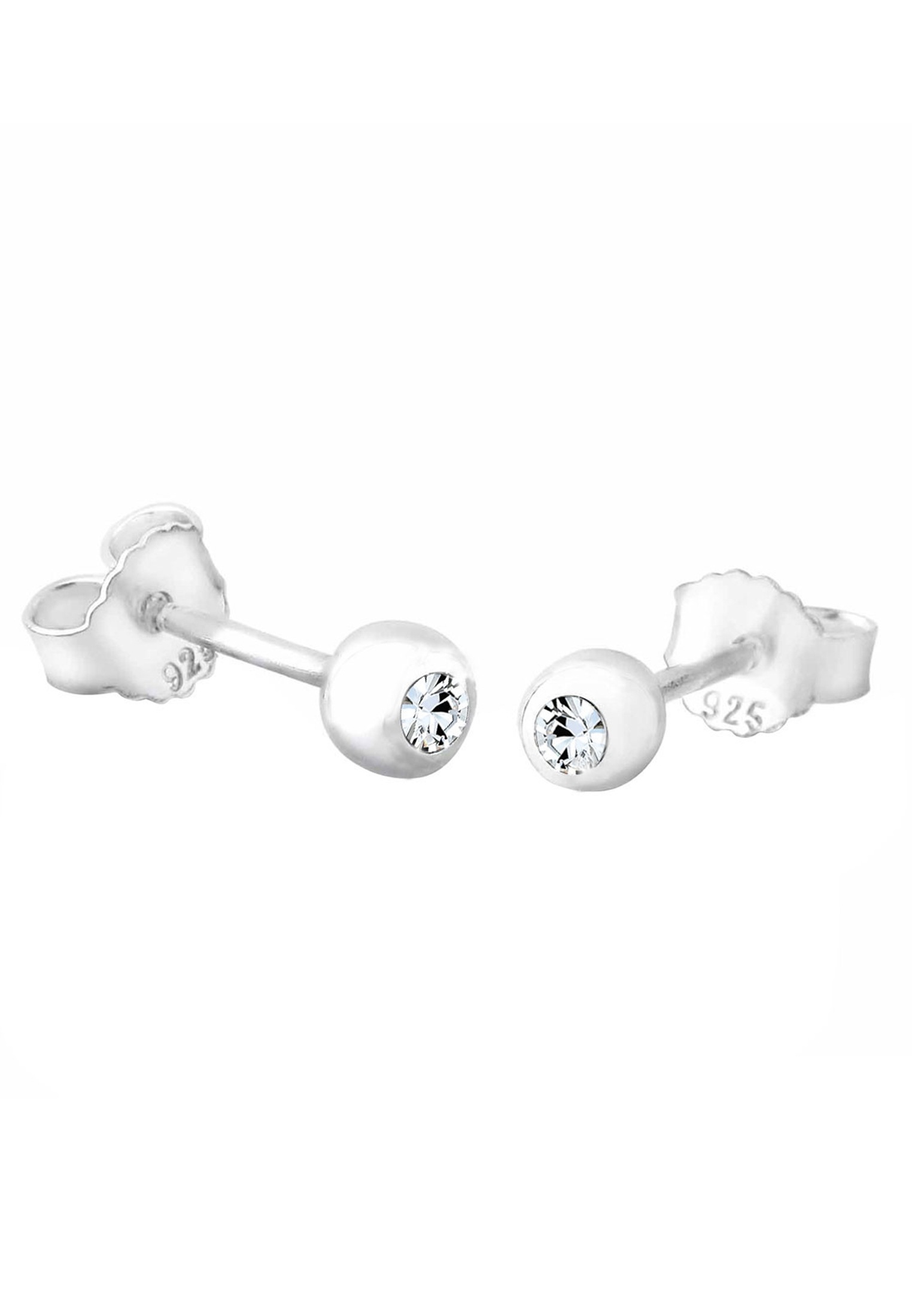 Elli Paar Ohrstecker »Ohrringe Kristall Funkelnd Basic 925 Silber«