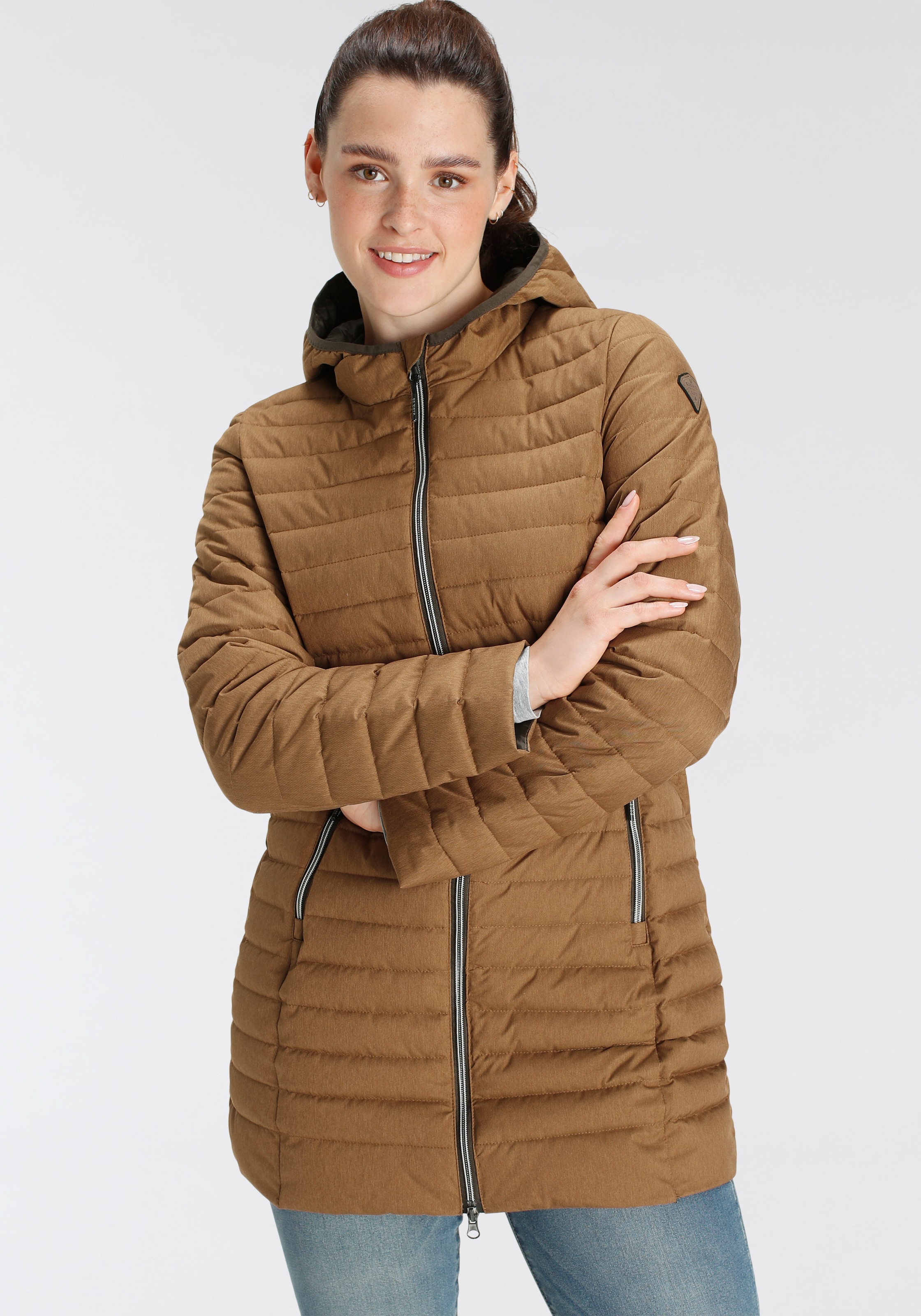 Steppjacke »GW 1 WMN QLTD CT OT«, mit Kapuze, In großen Größen