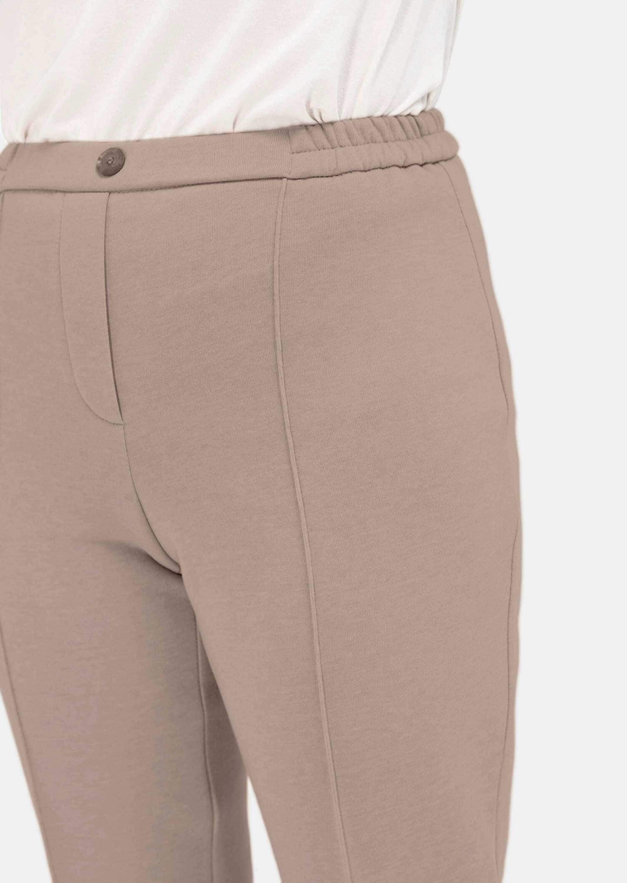 GOLDNER Schlupfhose »Wärmende Jerseyhose mit Schlupfbund«  Abgesteppte Biesen für eine gepflegte Optik