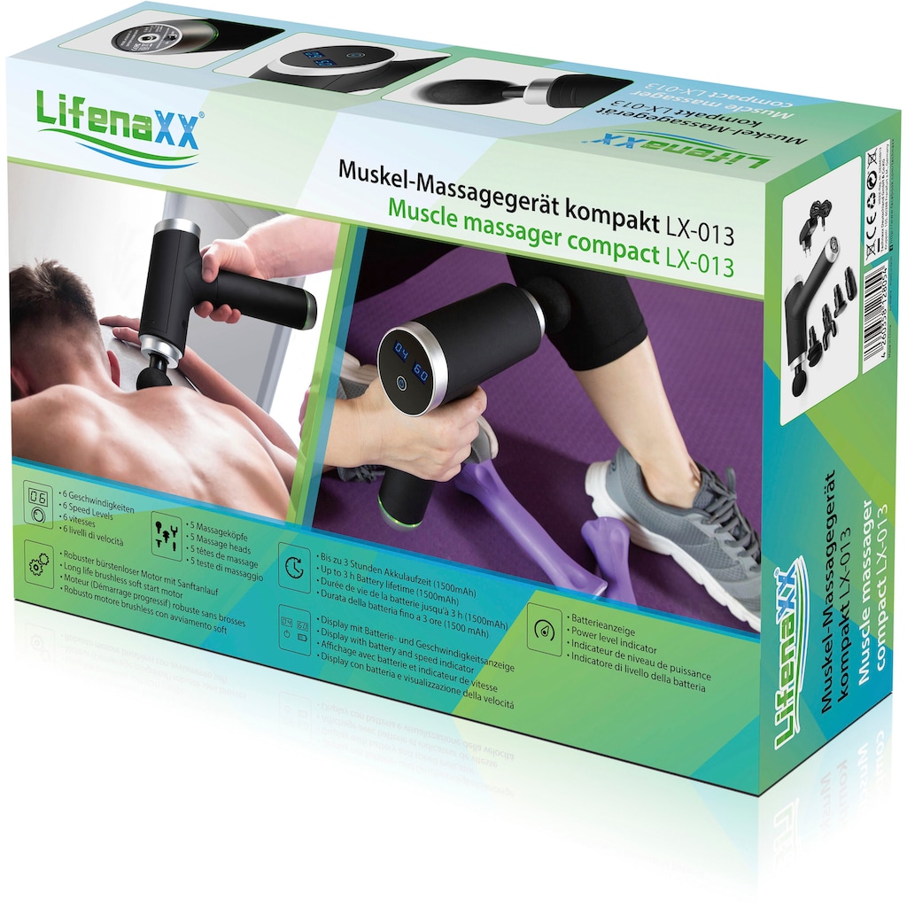 Lifenaxx Massagepistole »LX-013«