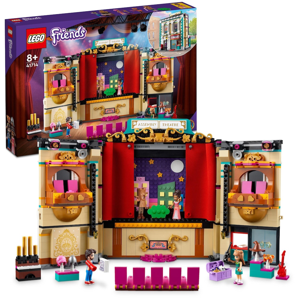 LEGO® Konstruktionsspielsteine »Andreas Theaterschule (41714), LEGO® Friends«, (1154 St.)